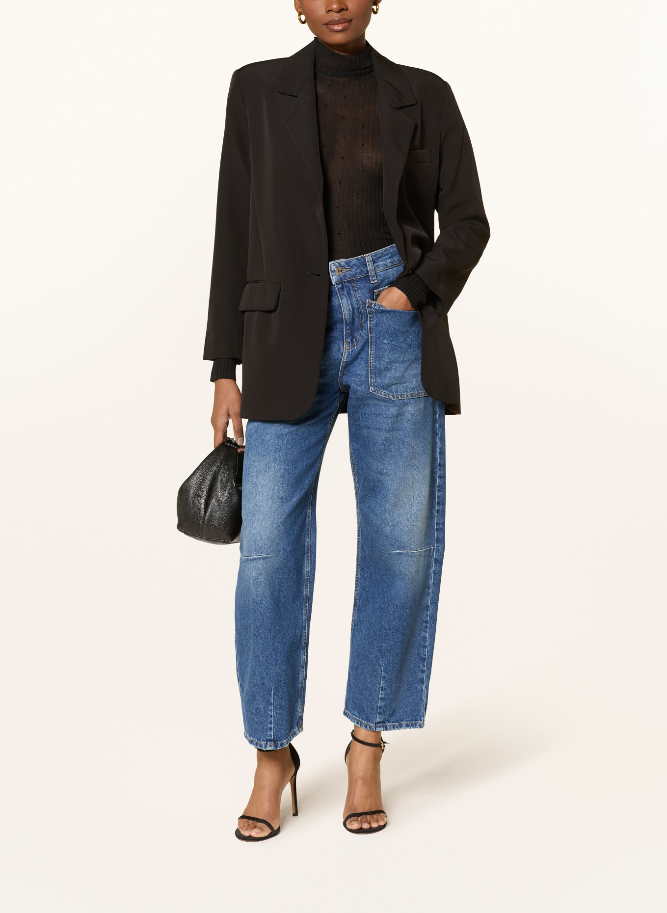 LIU JO Mom Jeans: 78892 Den.Blue strong dk w