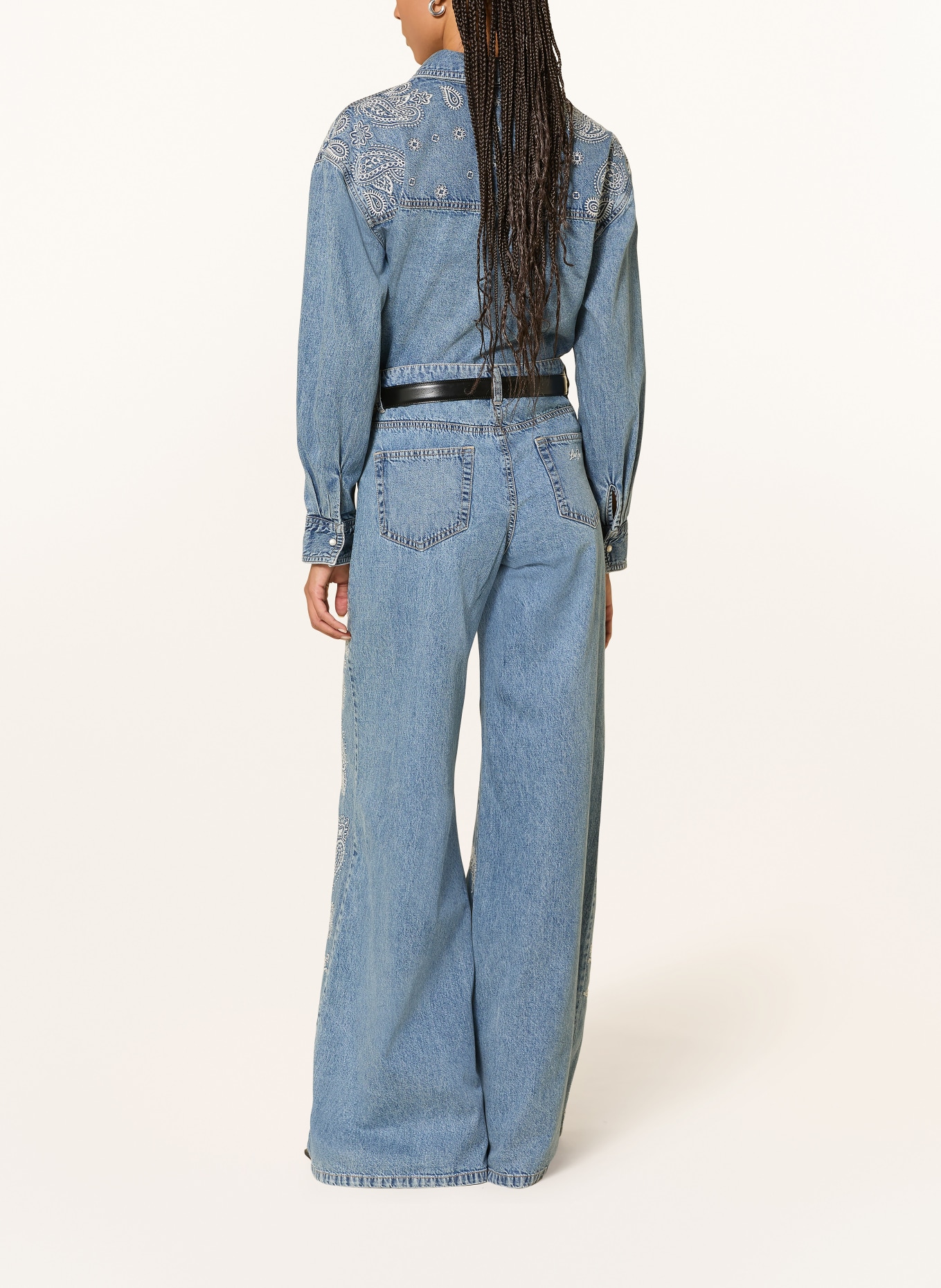 LIU JO chemise en jean: BLEU CLAIR