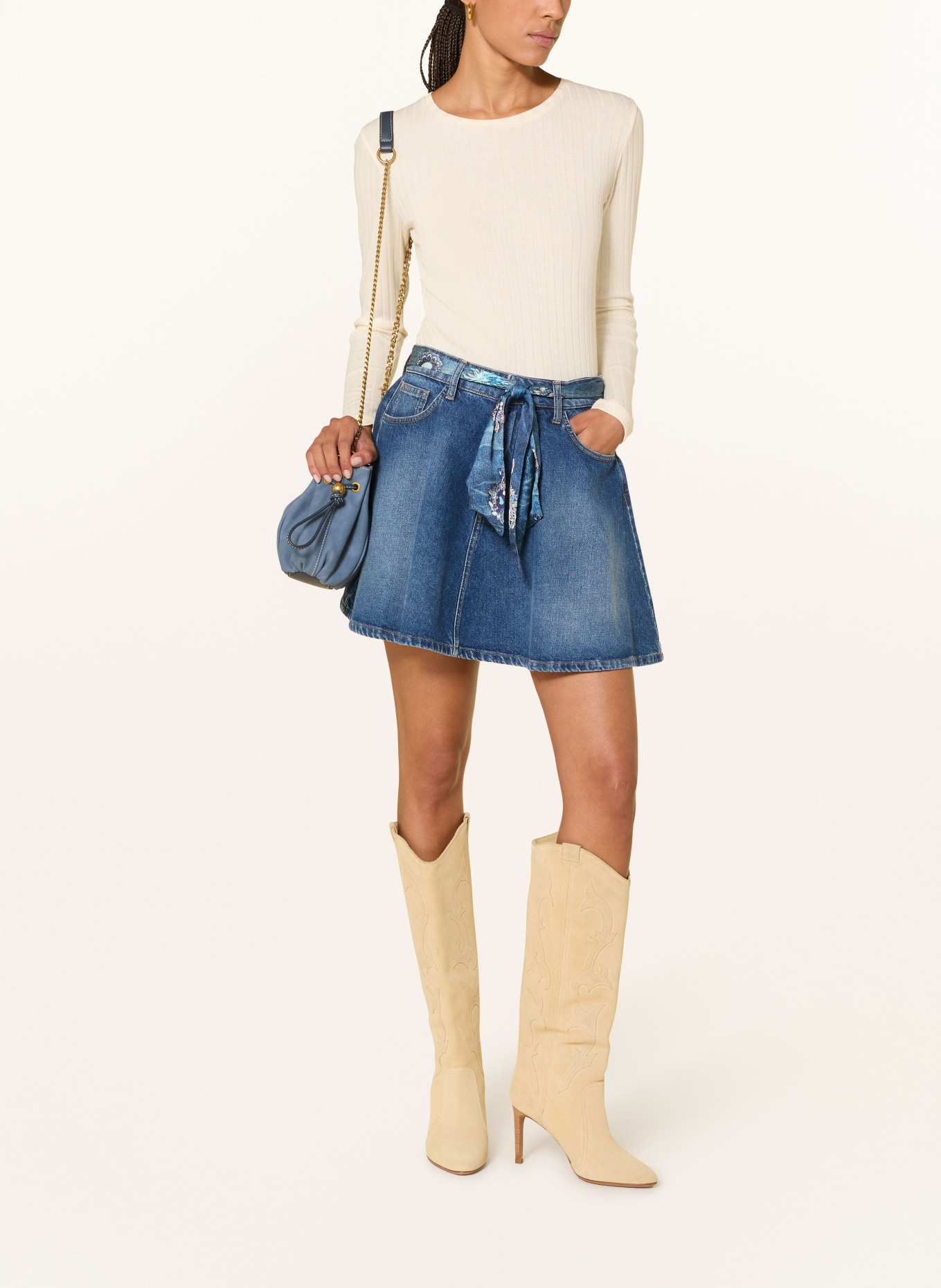 LIU JO Jeansrock: BLAU