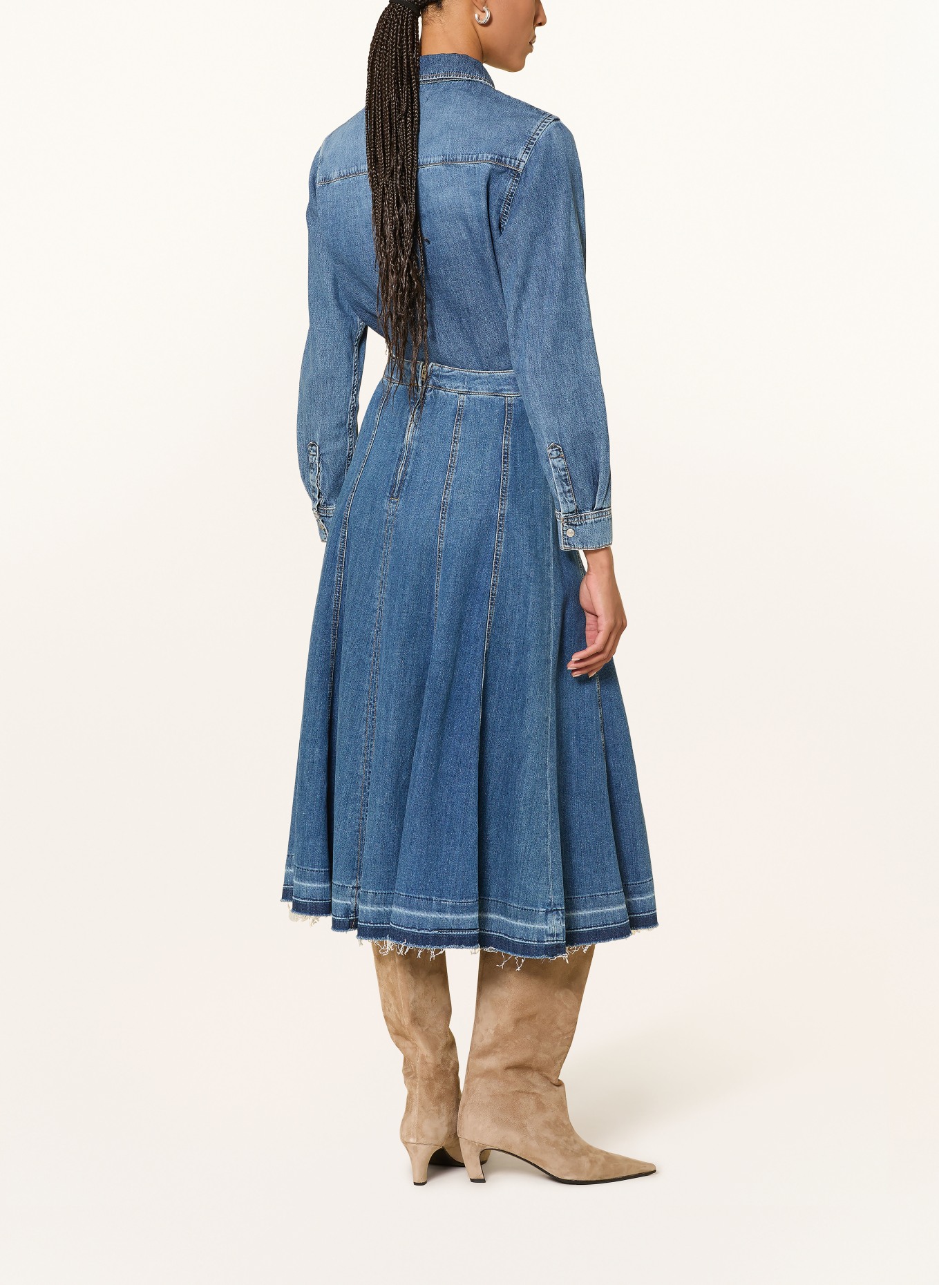 LIU JO denim skirt: BLUE