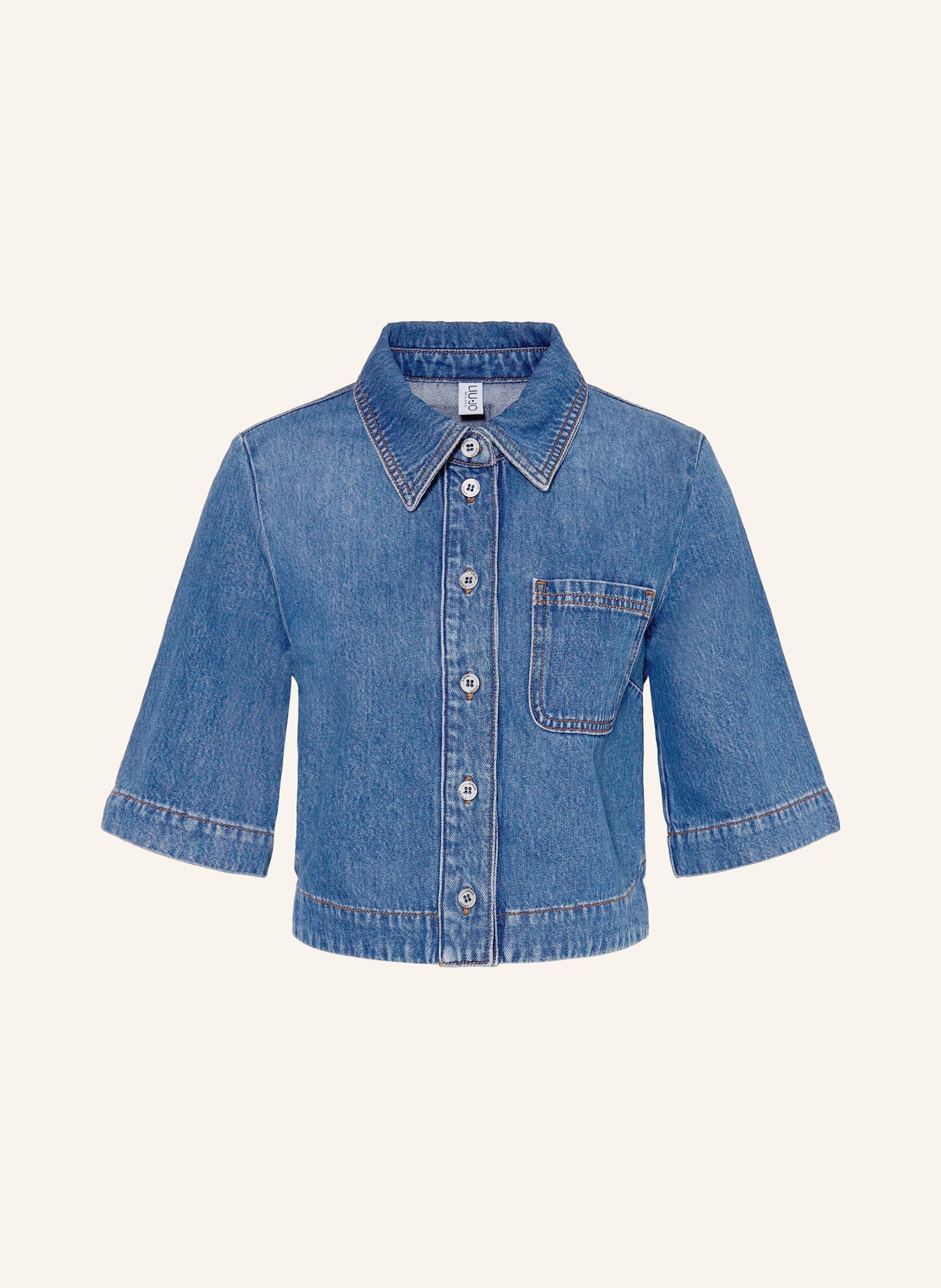 LIU JO Jeansbluse: BLAU