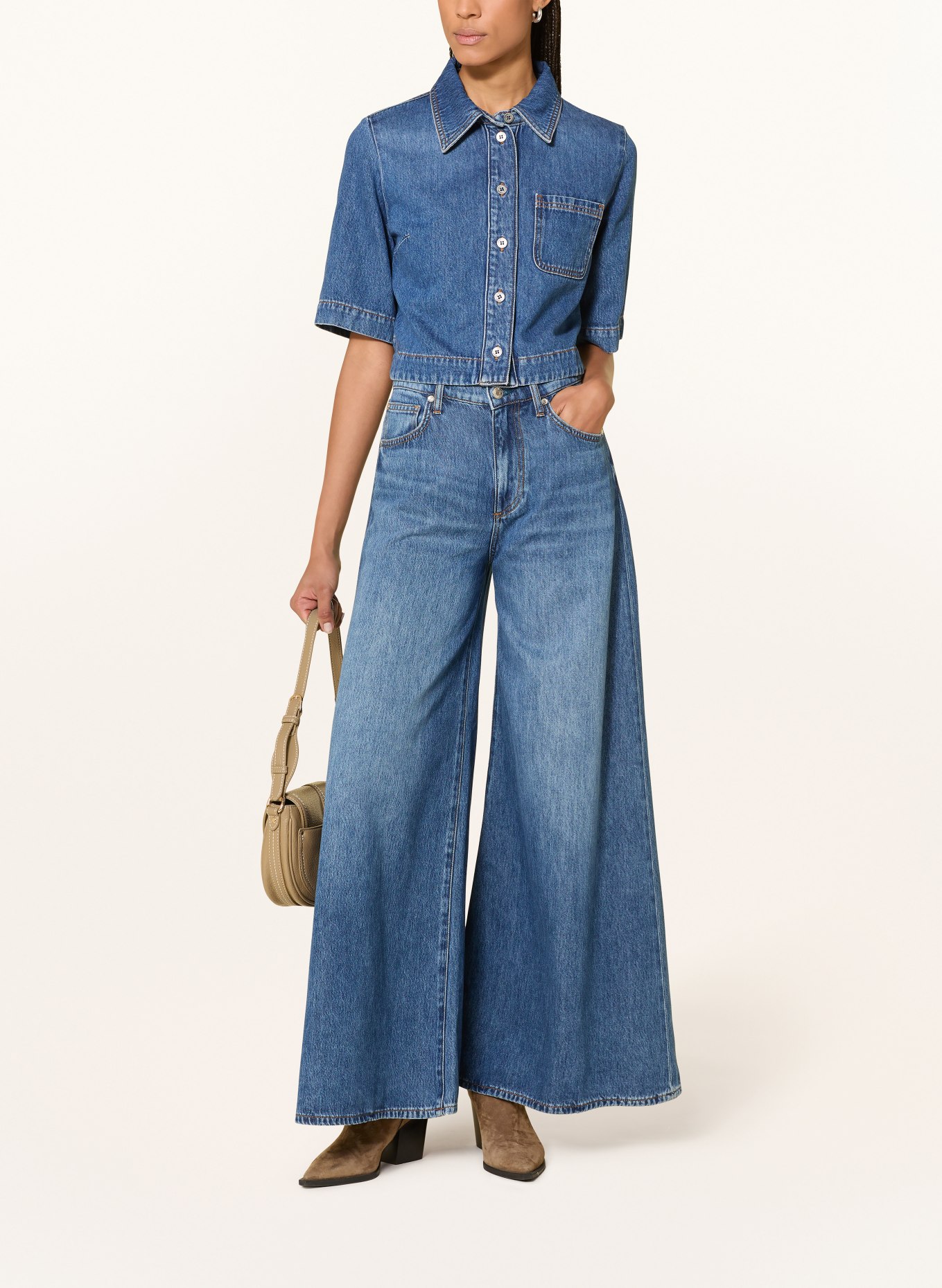 LIU JO Jeansbluse: BLAU