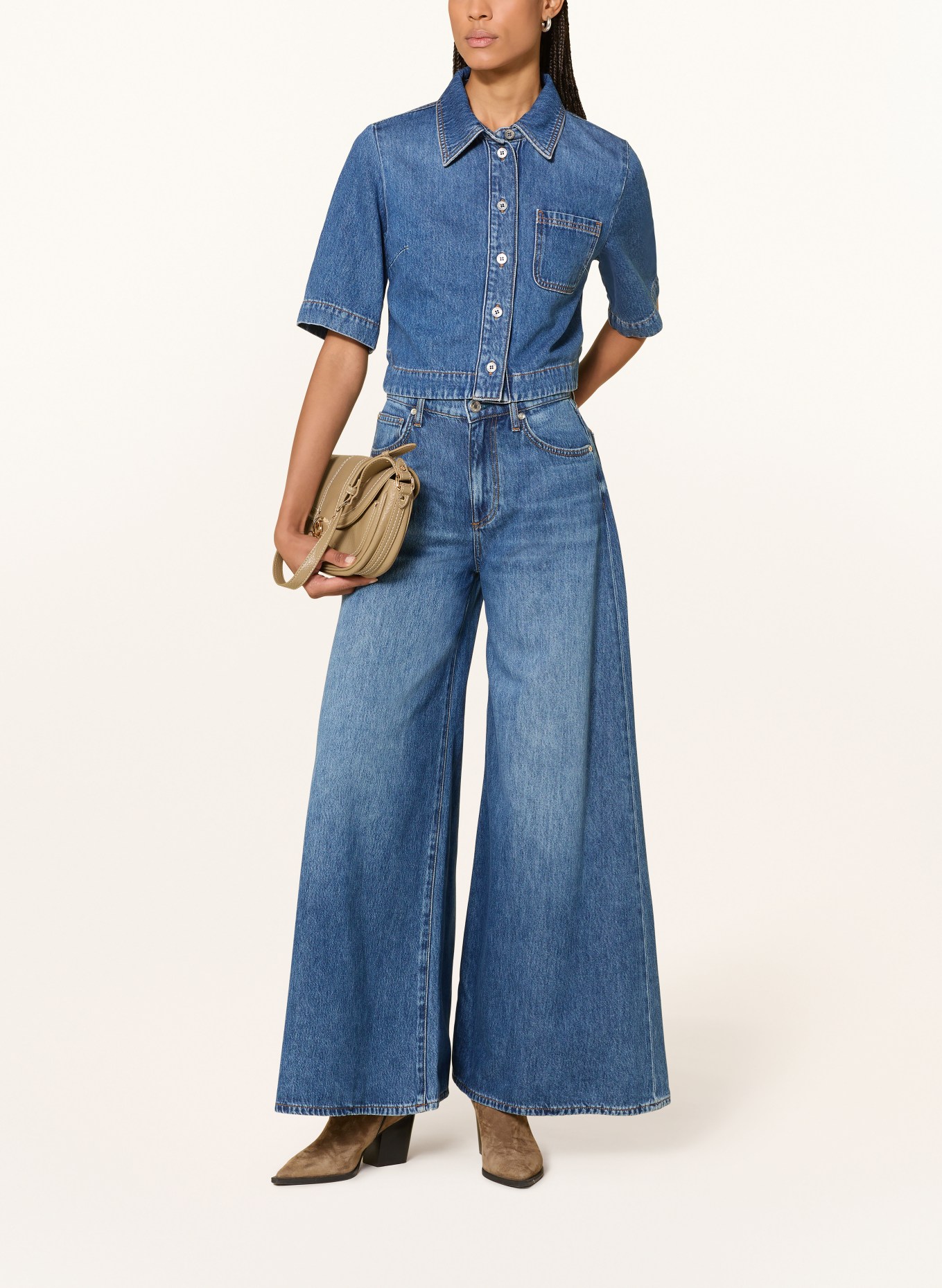 LIU JO Dżinsy z szerokimi nogawkami: 79010 Den.Blue dk.superlat