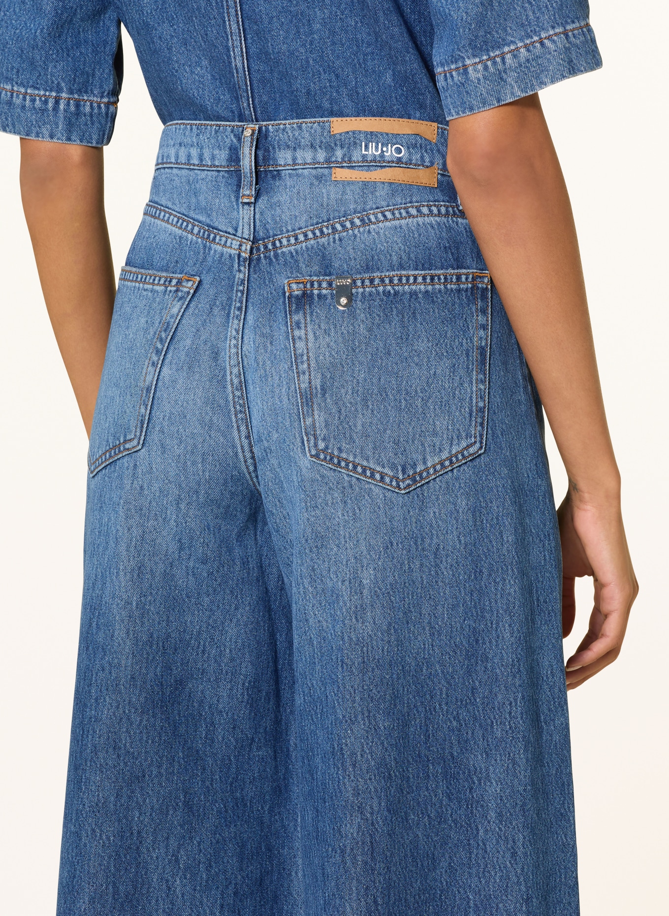 LIU JO Dżinsy z szerokimi nogawkami: 79010 Den.Blue dk.superlat