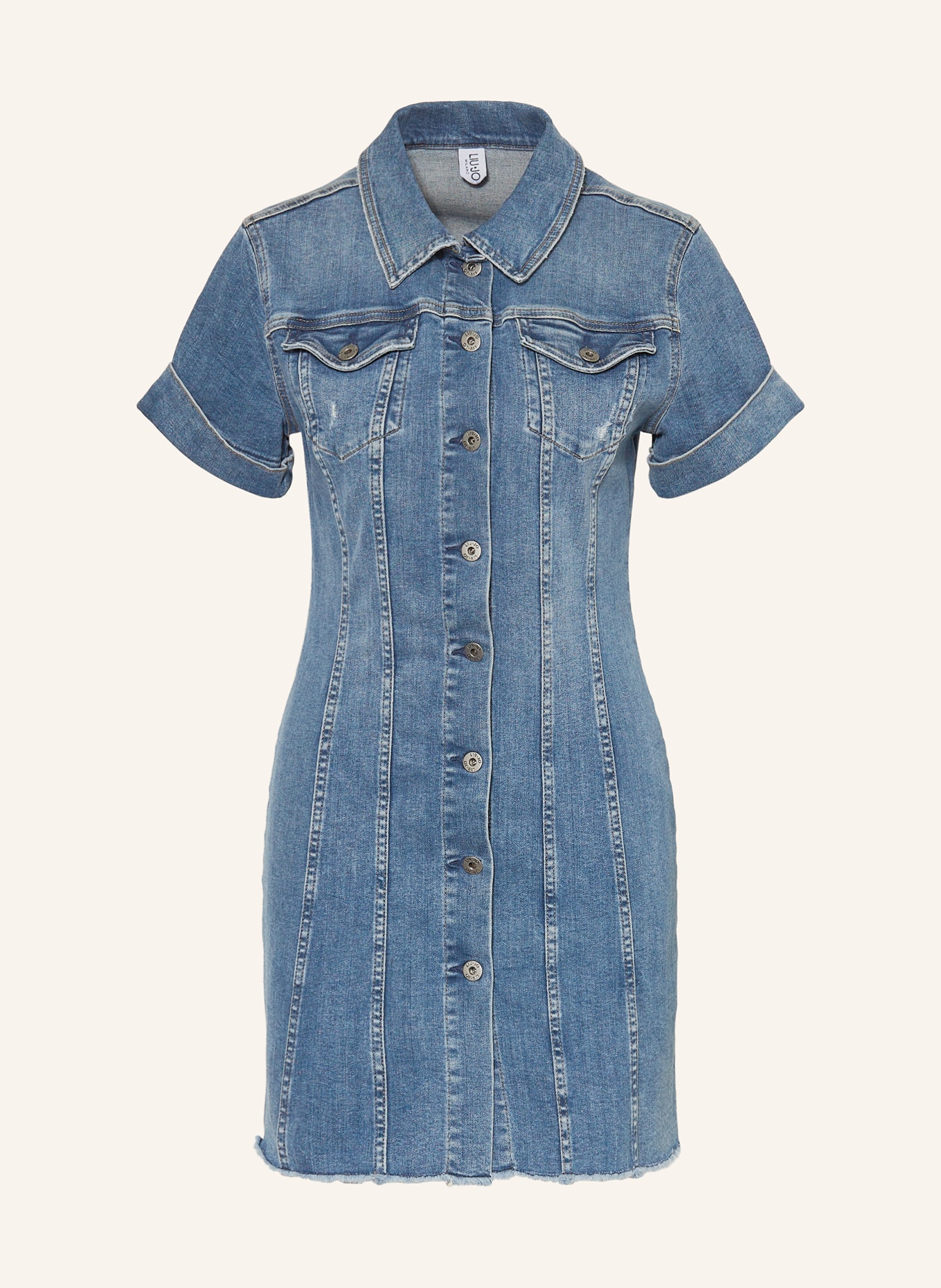 LIU JO sukienka jeansowa: JASNONIEBIESKI