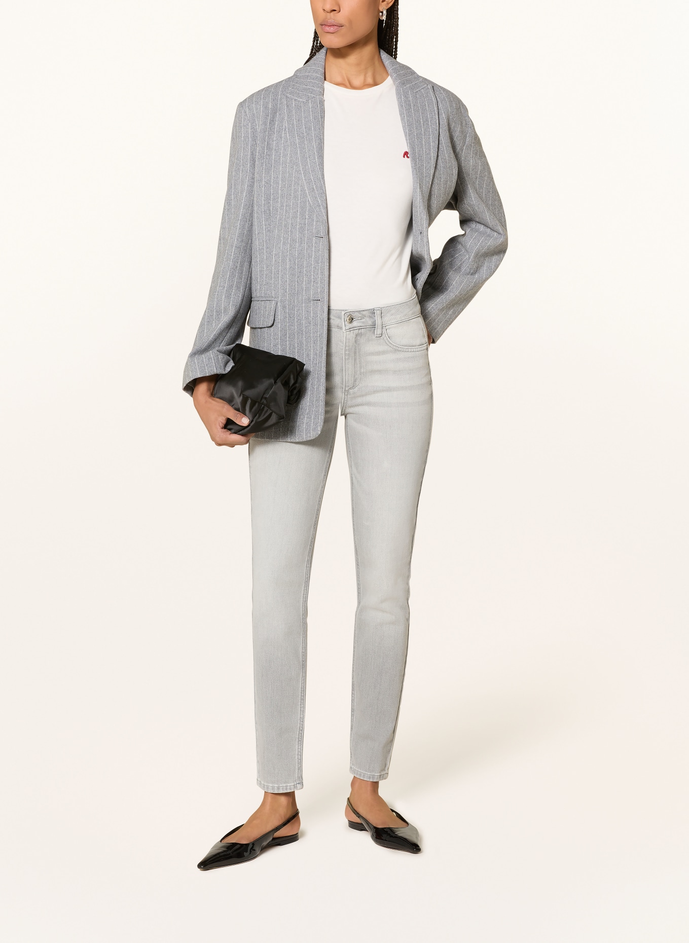 LIU JO skinny jeans: 88283 Den.Grey low wash