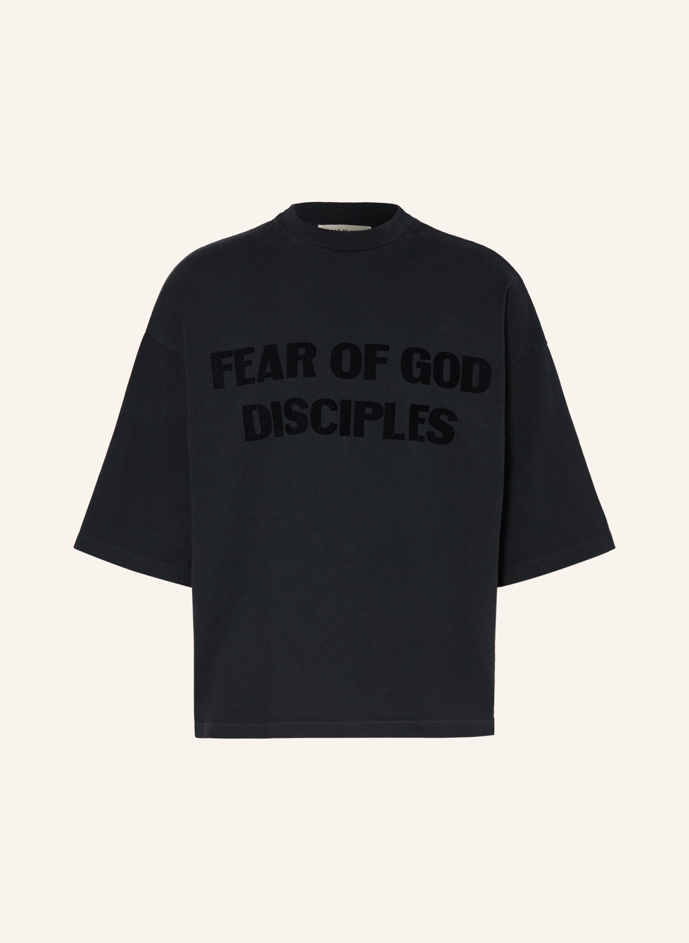 FEAR OF GOD Oversized-Shirt POWER 25: SCHWARZ