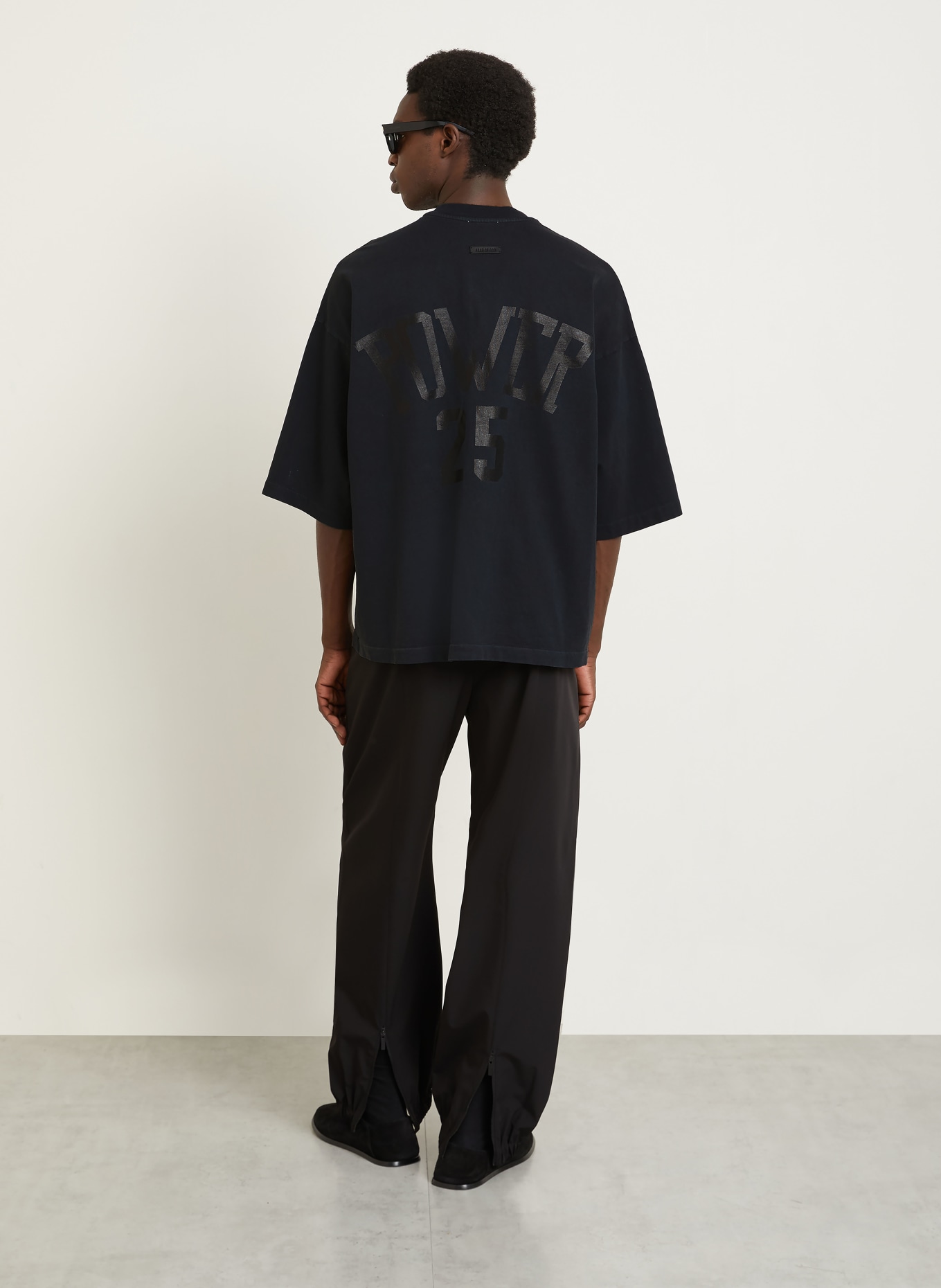 FEAR OF GOD Oversized-Shirt POWER 25: SCHWARZ