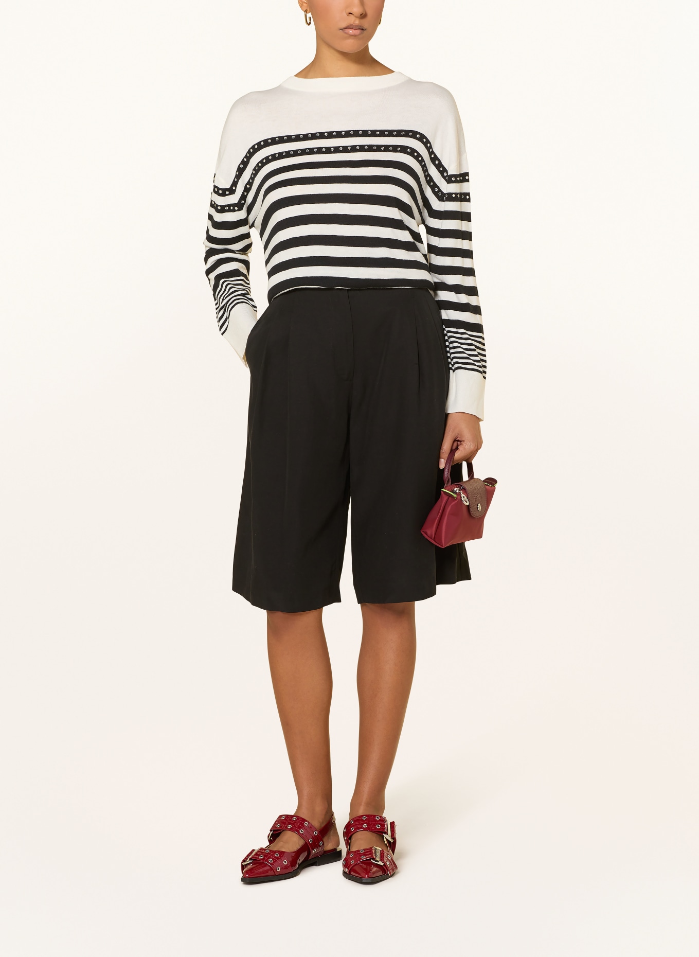 LIU JO Bermuda shorts: BLACK