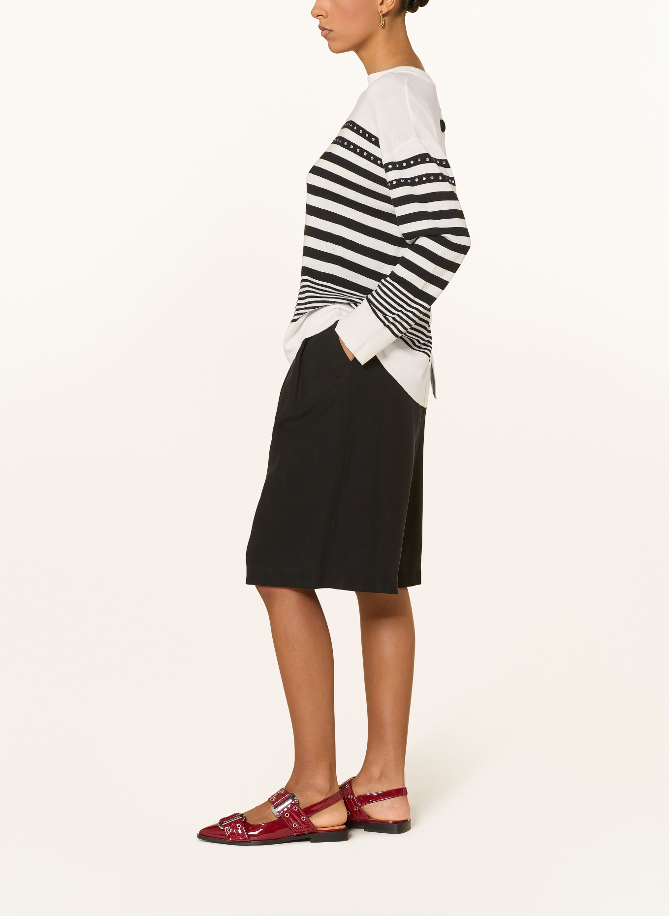 LIU JO Bermuda shorts: BLACK