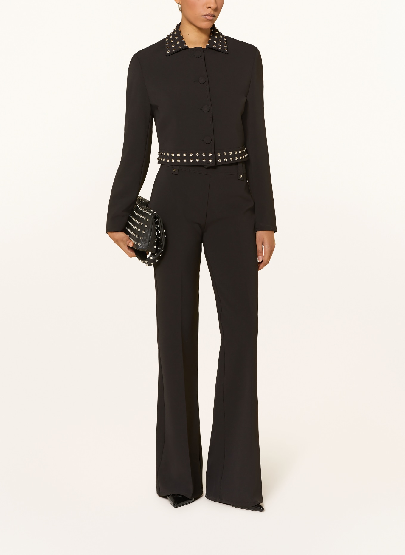 LIU JO Jacke mit Nieten: SCHWARZ