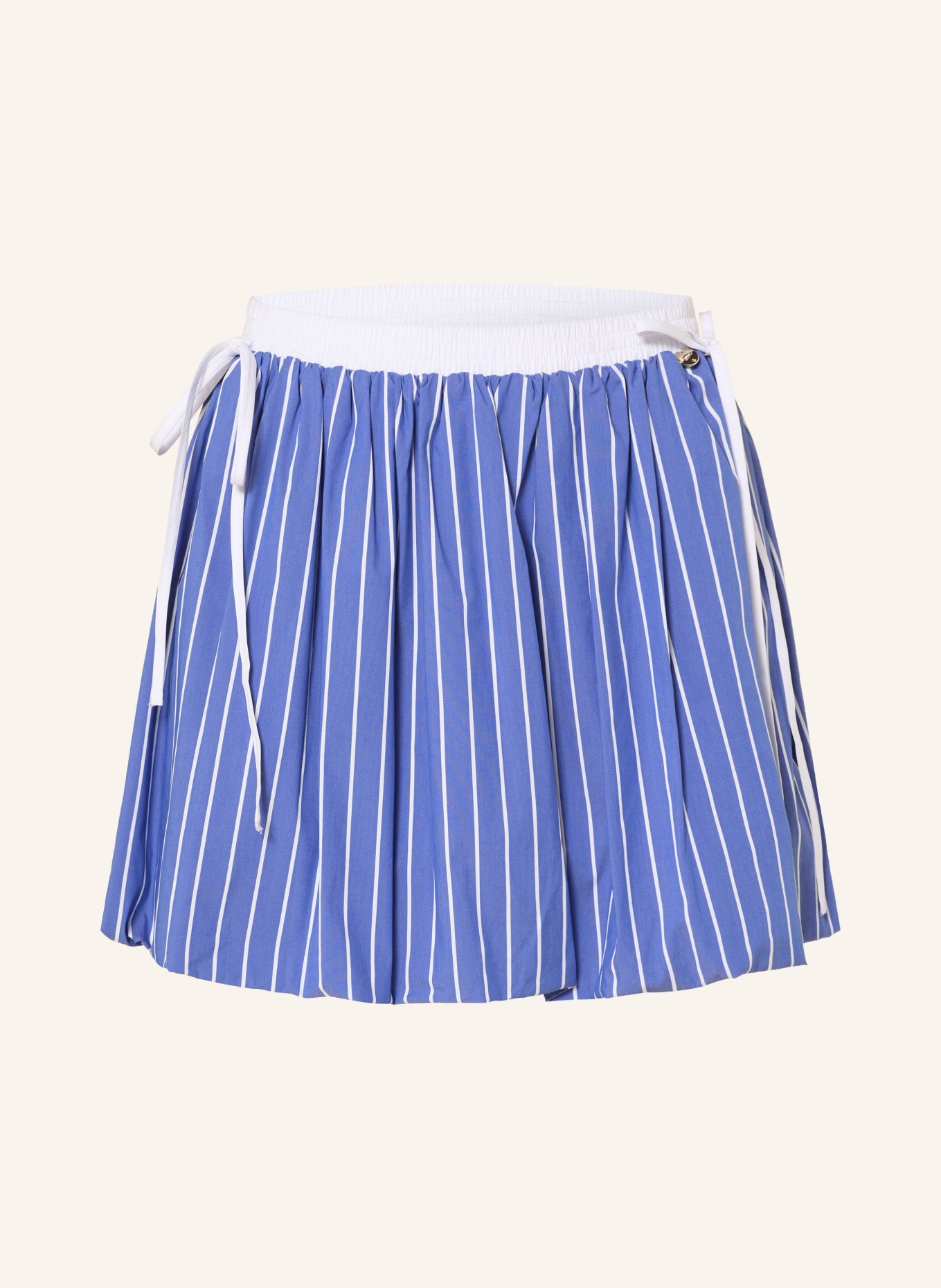 LIU JO skirt: LIGHT BLUE / WHITE