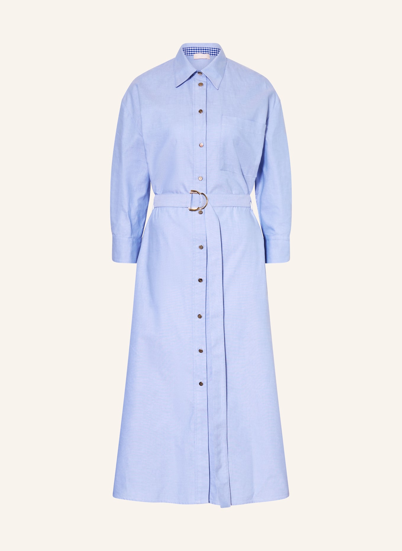 LIU JO robe chemise: BLEU CLAIR