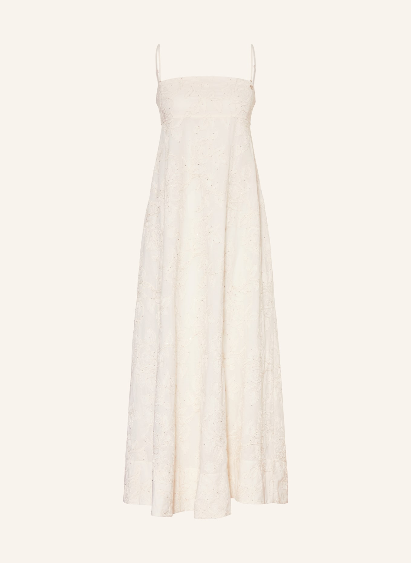 LIU JO Robe à paillettes: ÉCRU