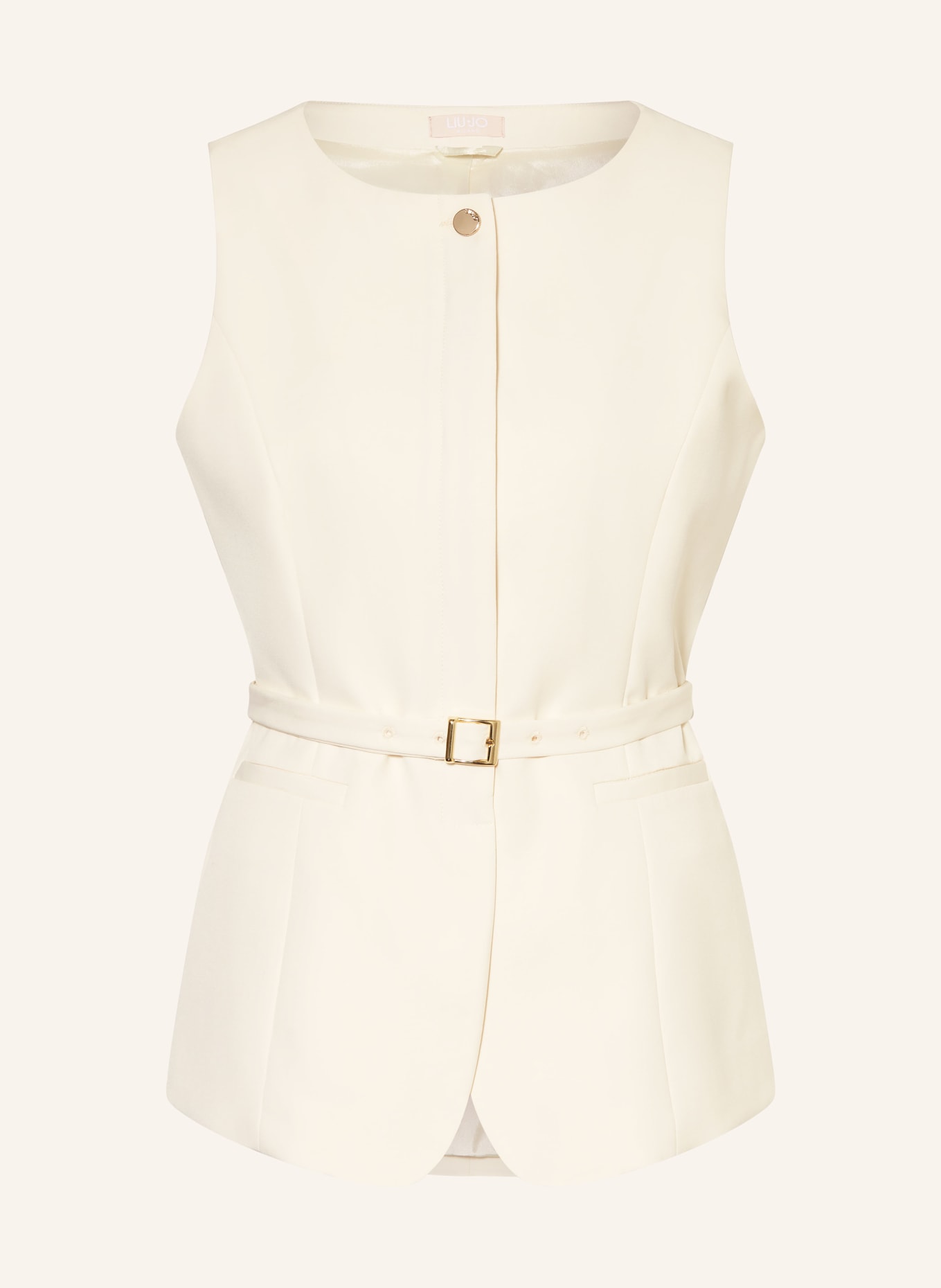 LIU JO blazer vest: ECRU