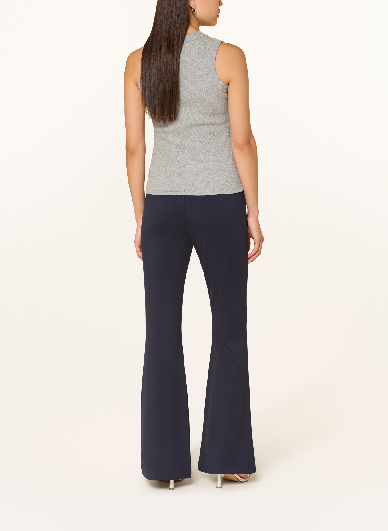 LIU JO Top with gemstones: GRAY