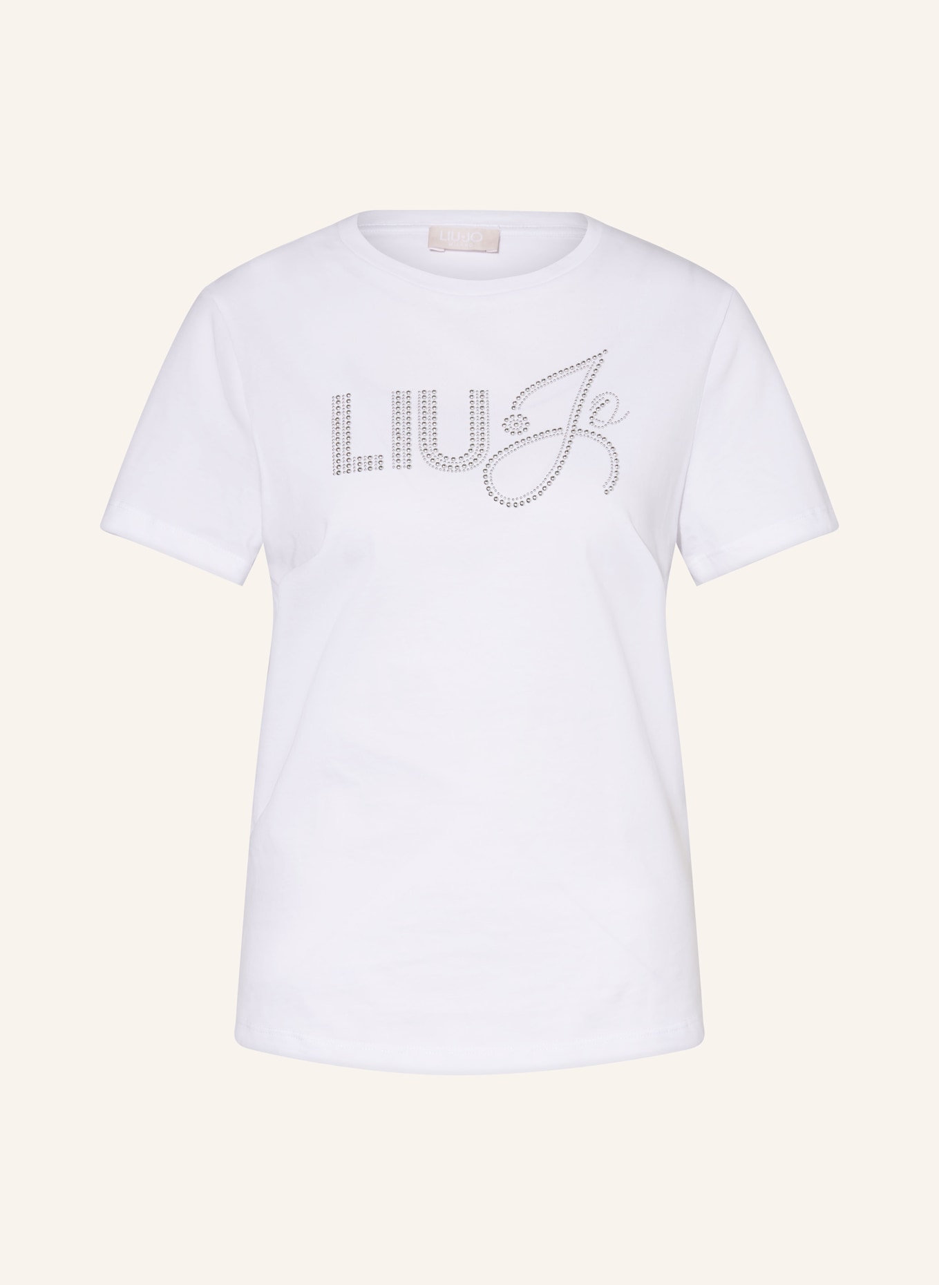 LIU JO T-shirt with studs: WHITE