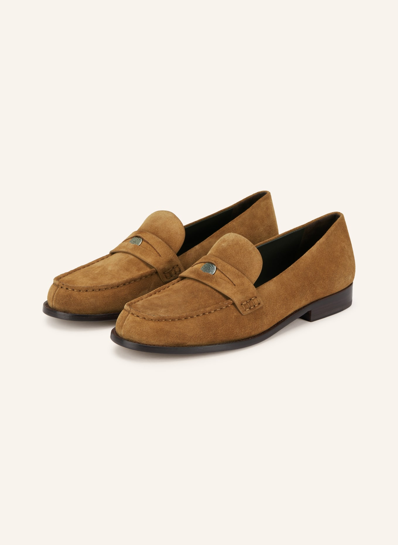 TORY BURCH Penny-Loafer CLASSIC: CAMEL