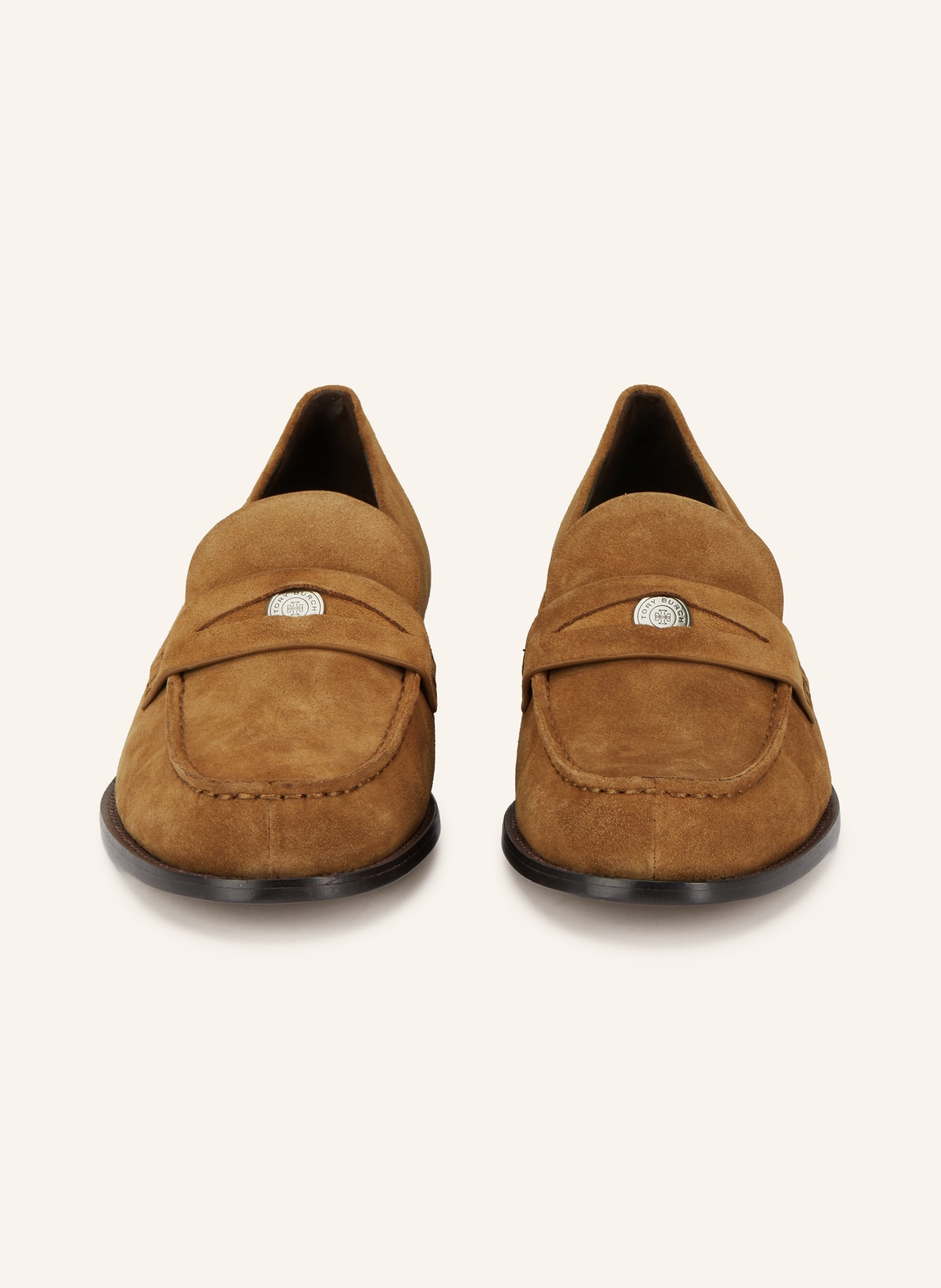 TORY BURCH Penny-Loafer CLASSIC: CAMEL