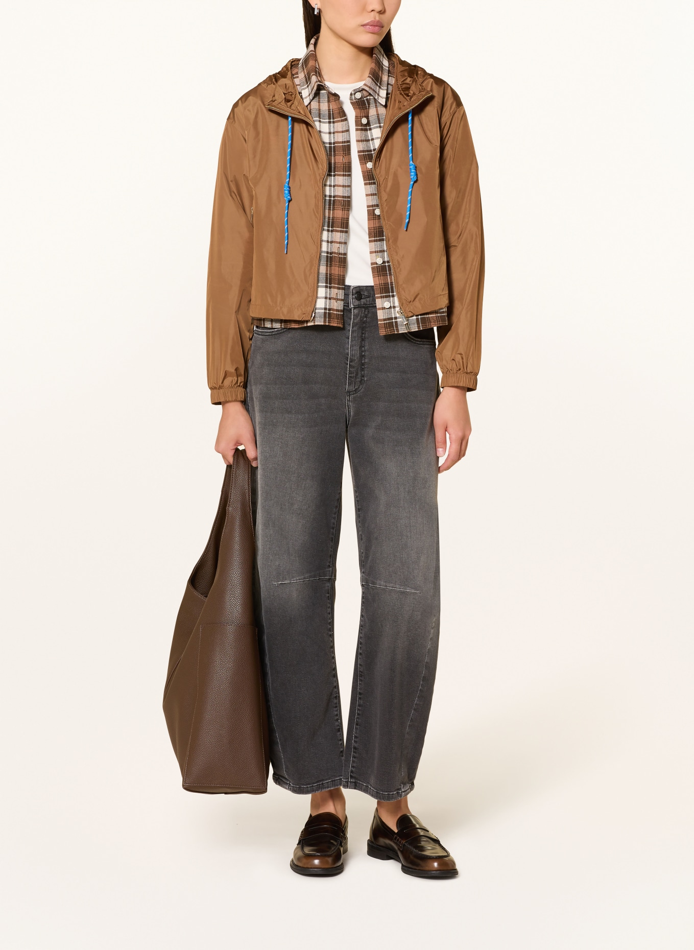 darling harbour jacket: HAZELNUT
