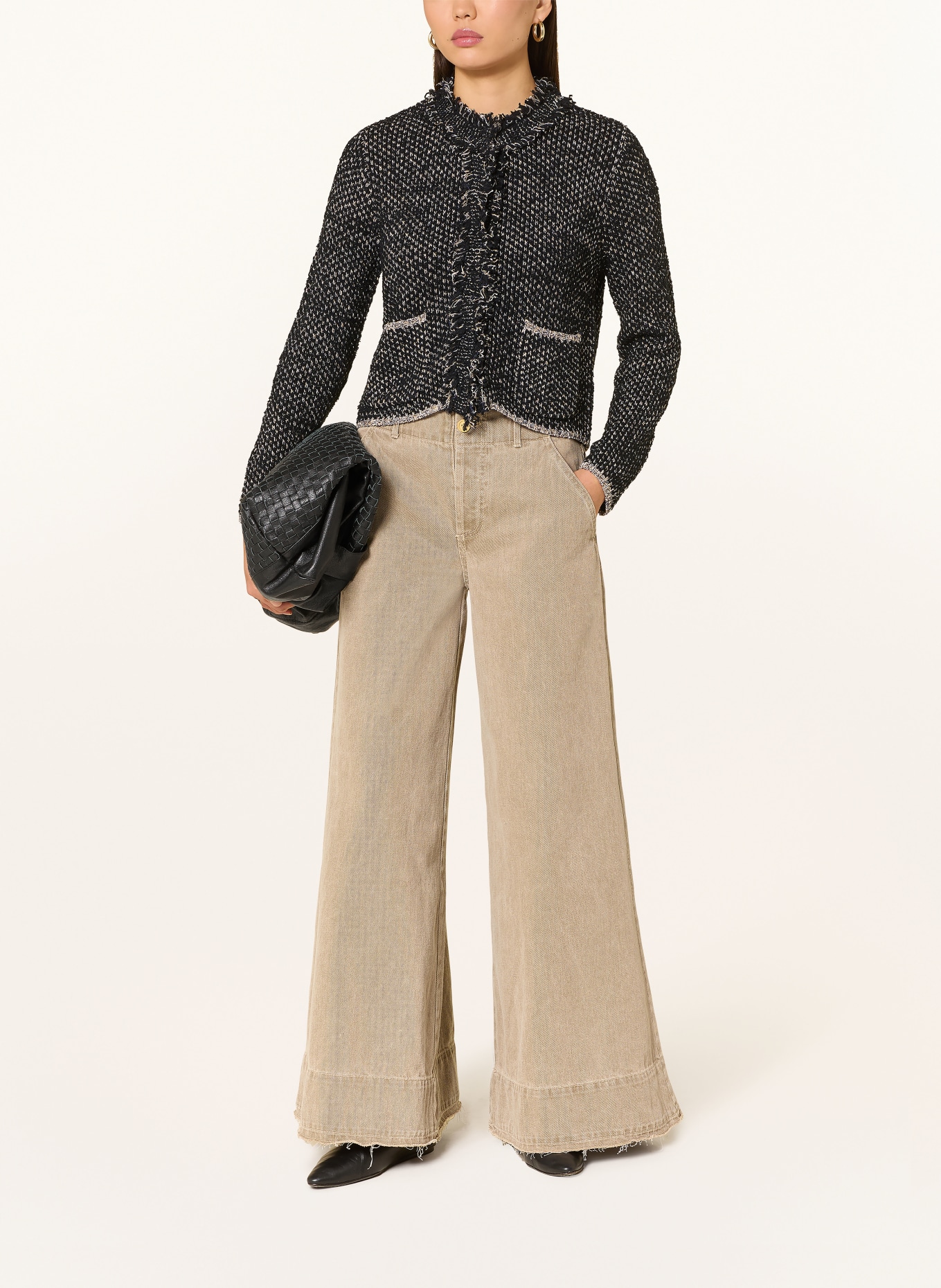 darling harbour cardigan: BLACK