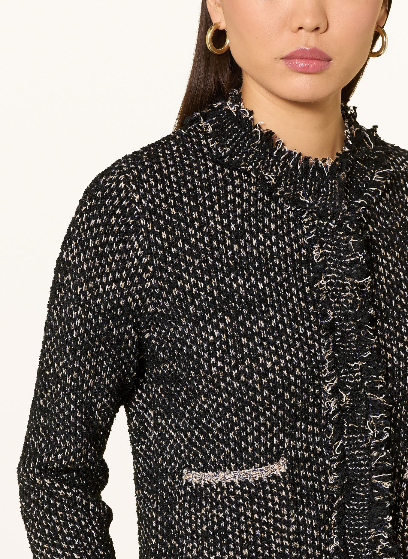 darling harbour cardigan: BLACK