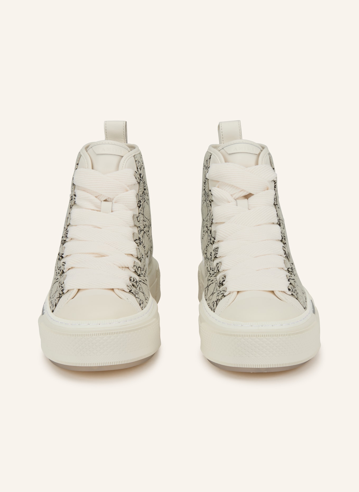 AMIRI Hightop-Sneaker MA QUAD COURT HI: GRAU / WEISS / SCHWARZ