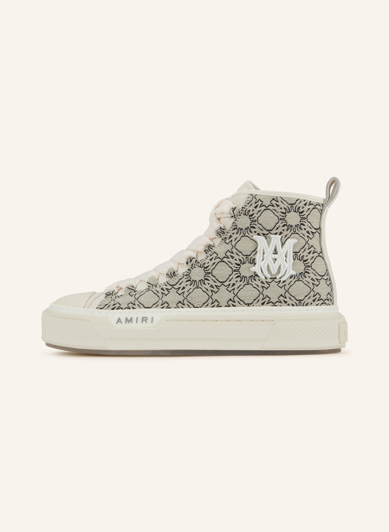 AMIRI Hightop-Sneaker MA QUAD COURT HI: GRAU / WEISS / SCHWARZ