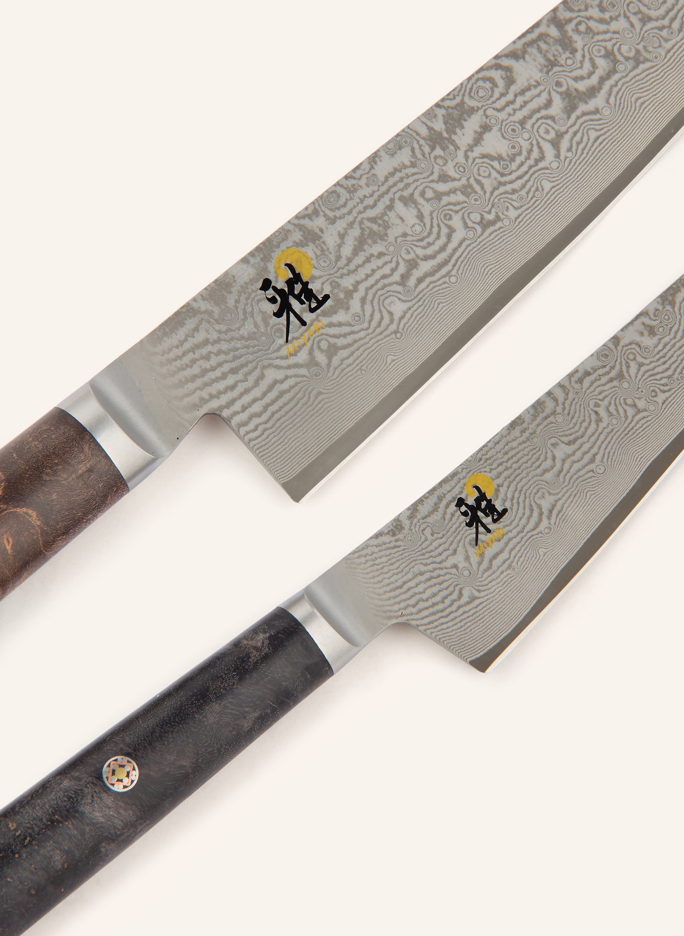 ZWILLING 2-tlg. Messer-Set MIYABI 5000 MCD 67:  Gyutoh-Messer und Sohoto-Messer: DUNKELBRAUN / SCHWARZ