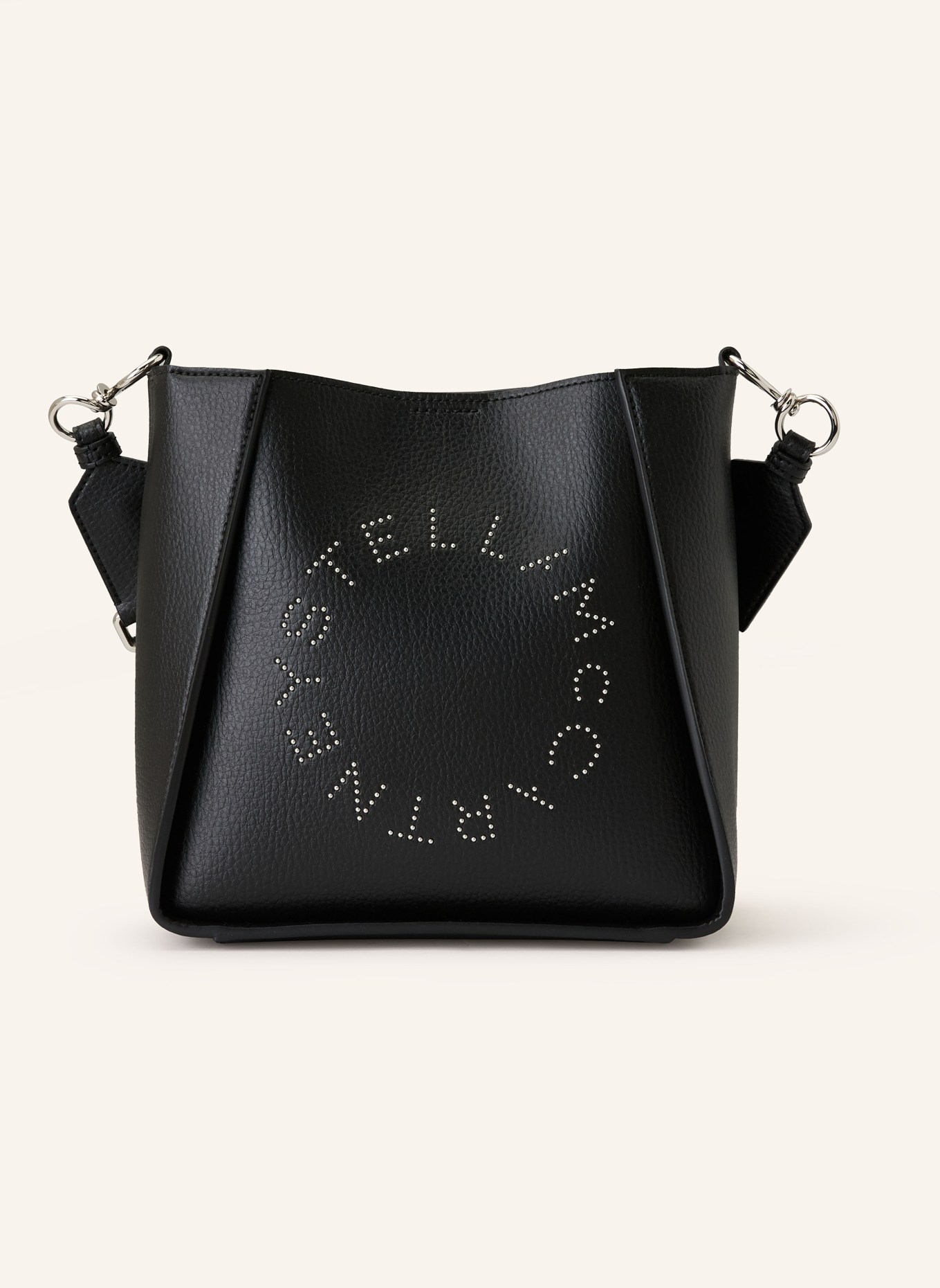STELLA McCARTNEY Umhängetasche: SCHWARZ / SILBER
