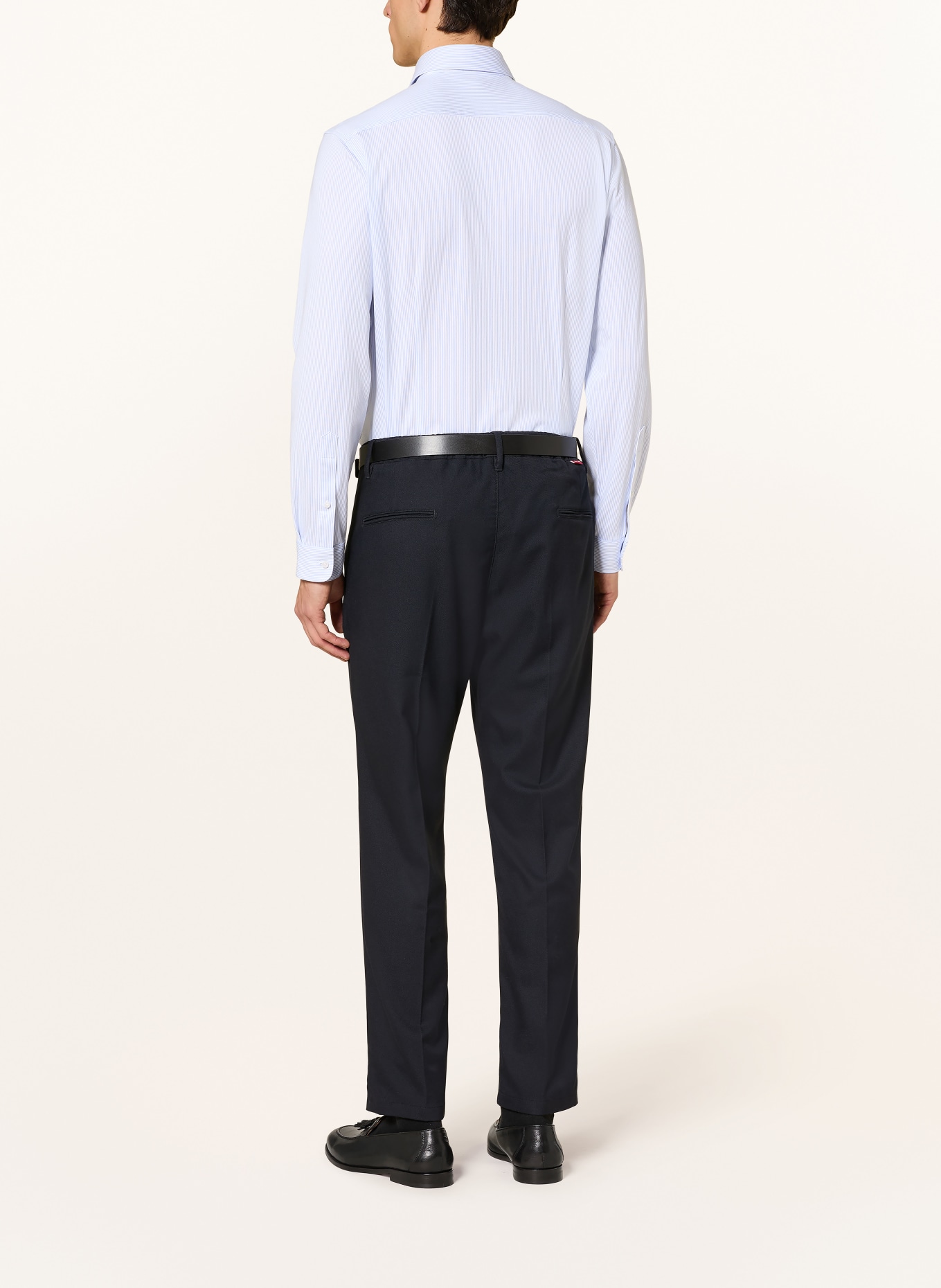 PAUL Hemd Shaped Fit: WEISS / HELLBLAU