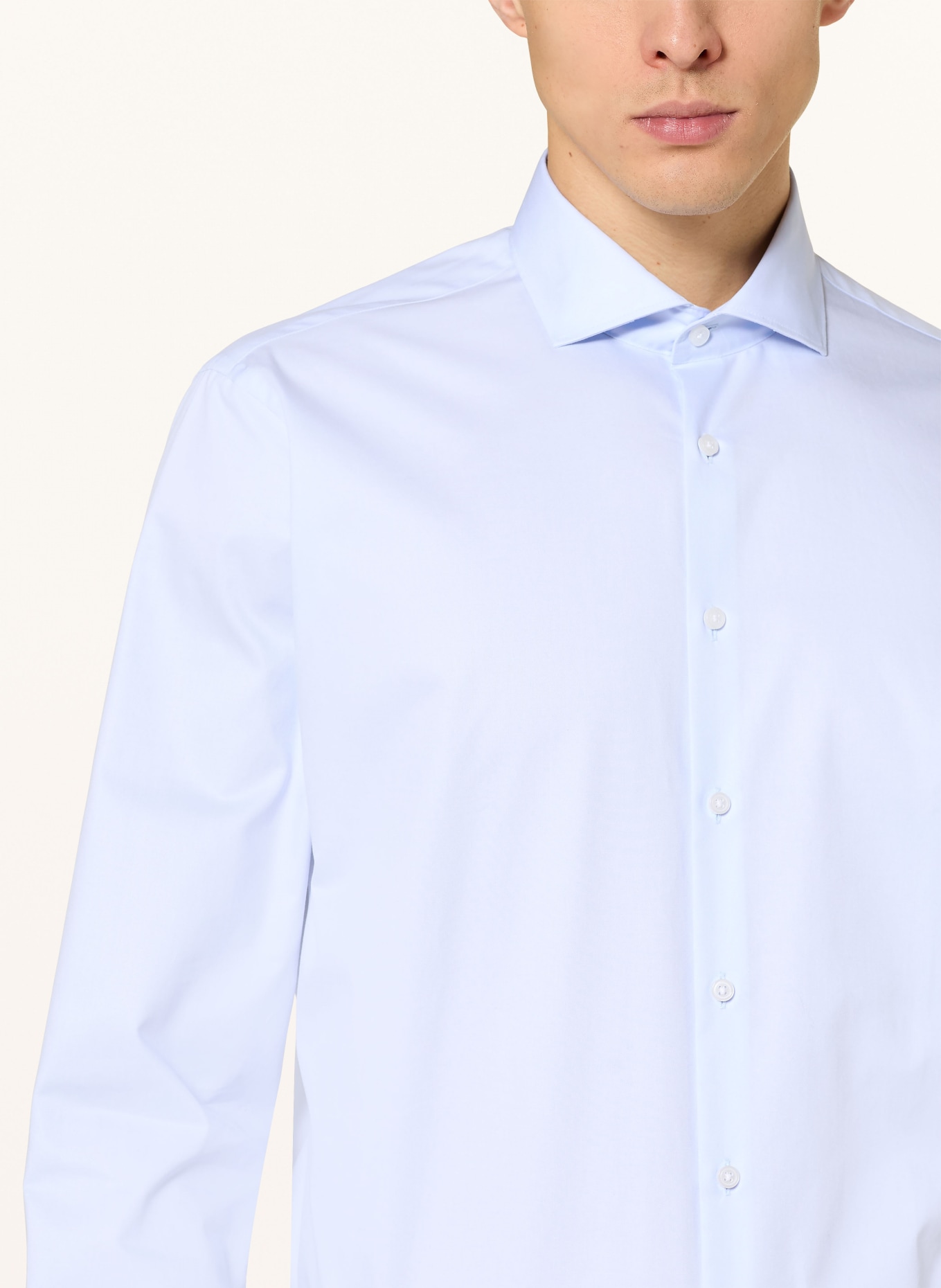 PAUL Shaped Fit Shirt: LIGHT BLUE