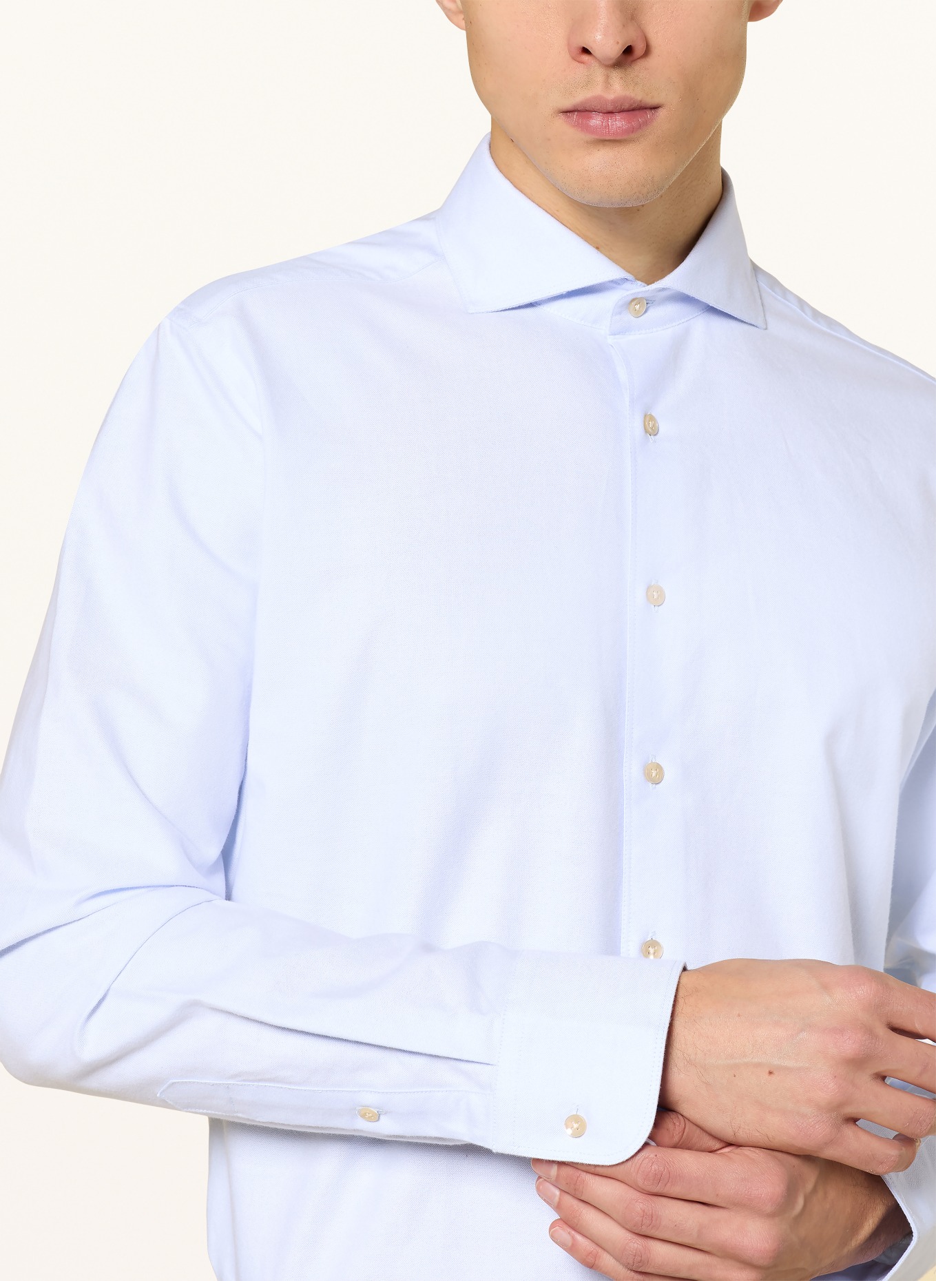 STROKESMAN'S Košile Regular Fit: TMAVĚ MODRÁ