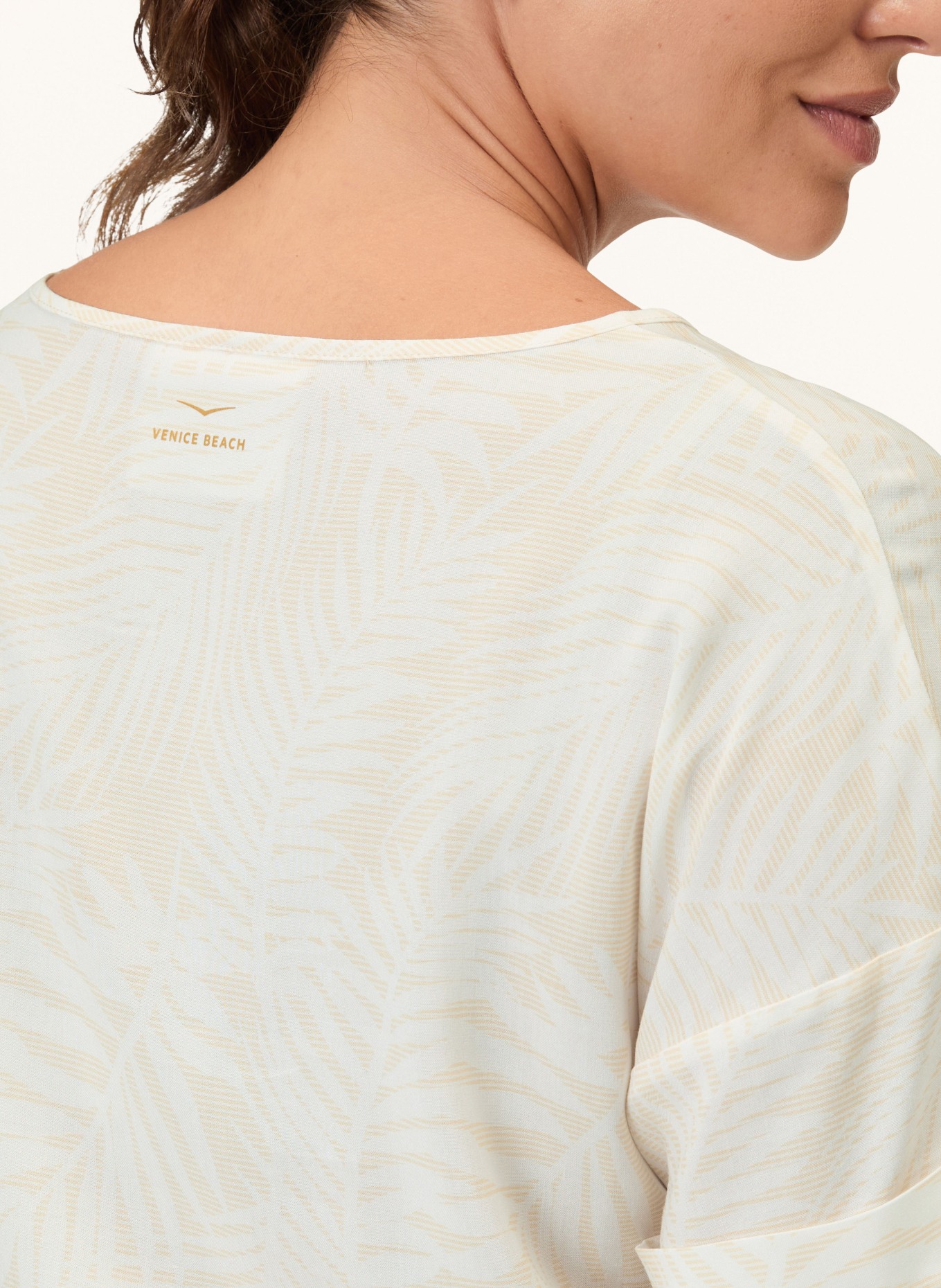 VENICE BEACH T-Shirt HOPE: BEIGE / ECRU