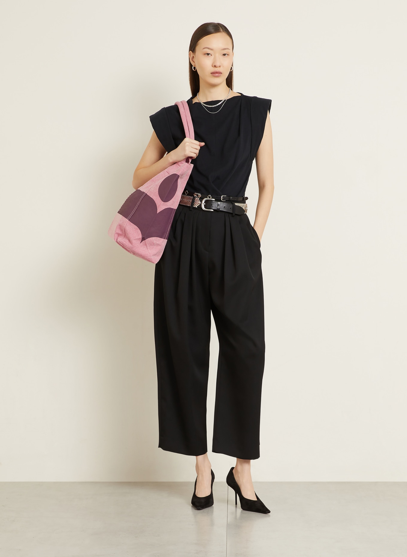 ISABEL MARANT Shopper YENKY: ROSA / DUNKELLILA