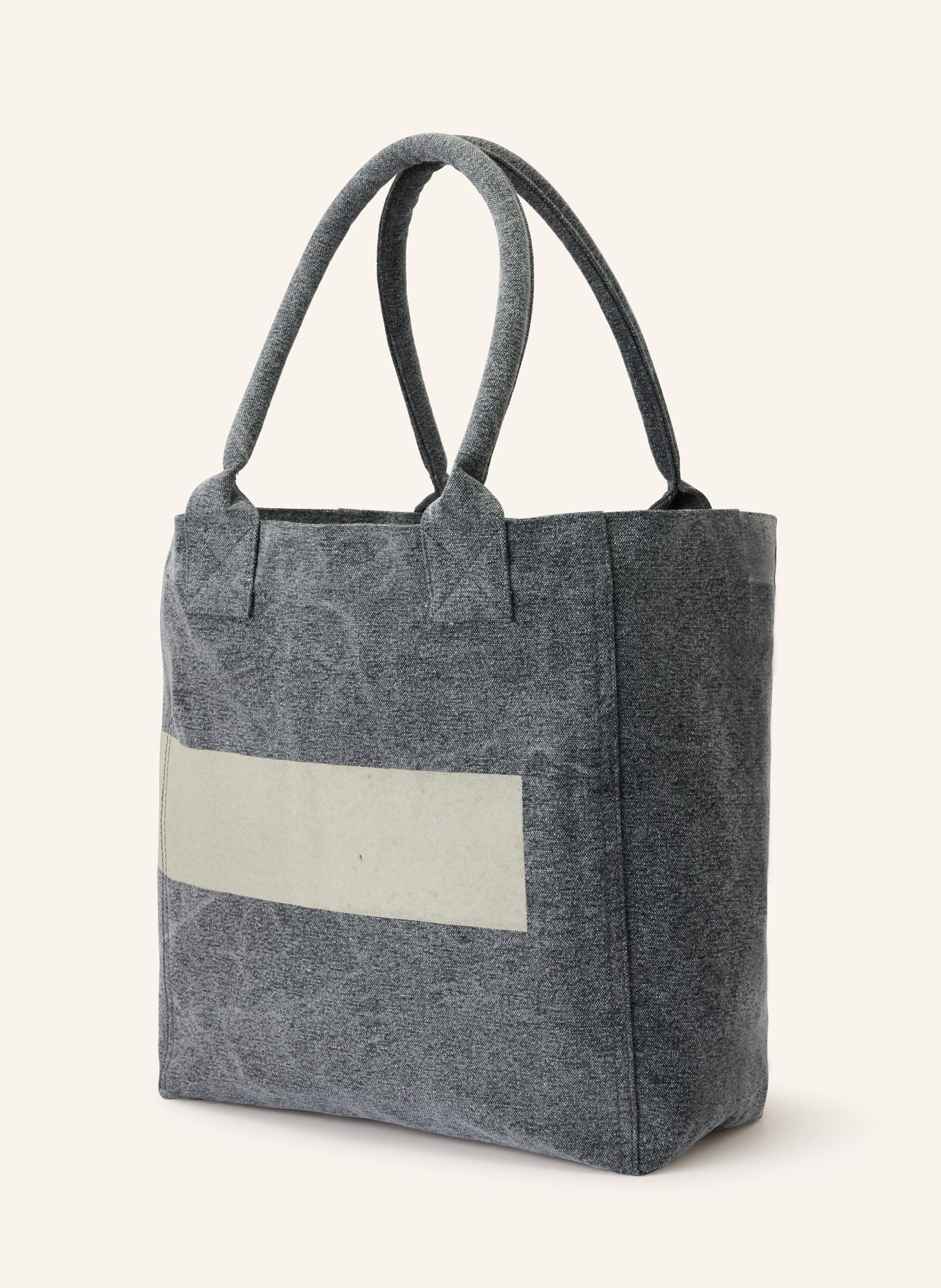 ISABEL MARANT Shopper YENKY SMALL: DUNKELGRAU / ECRU