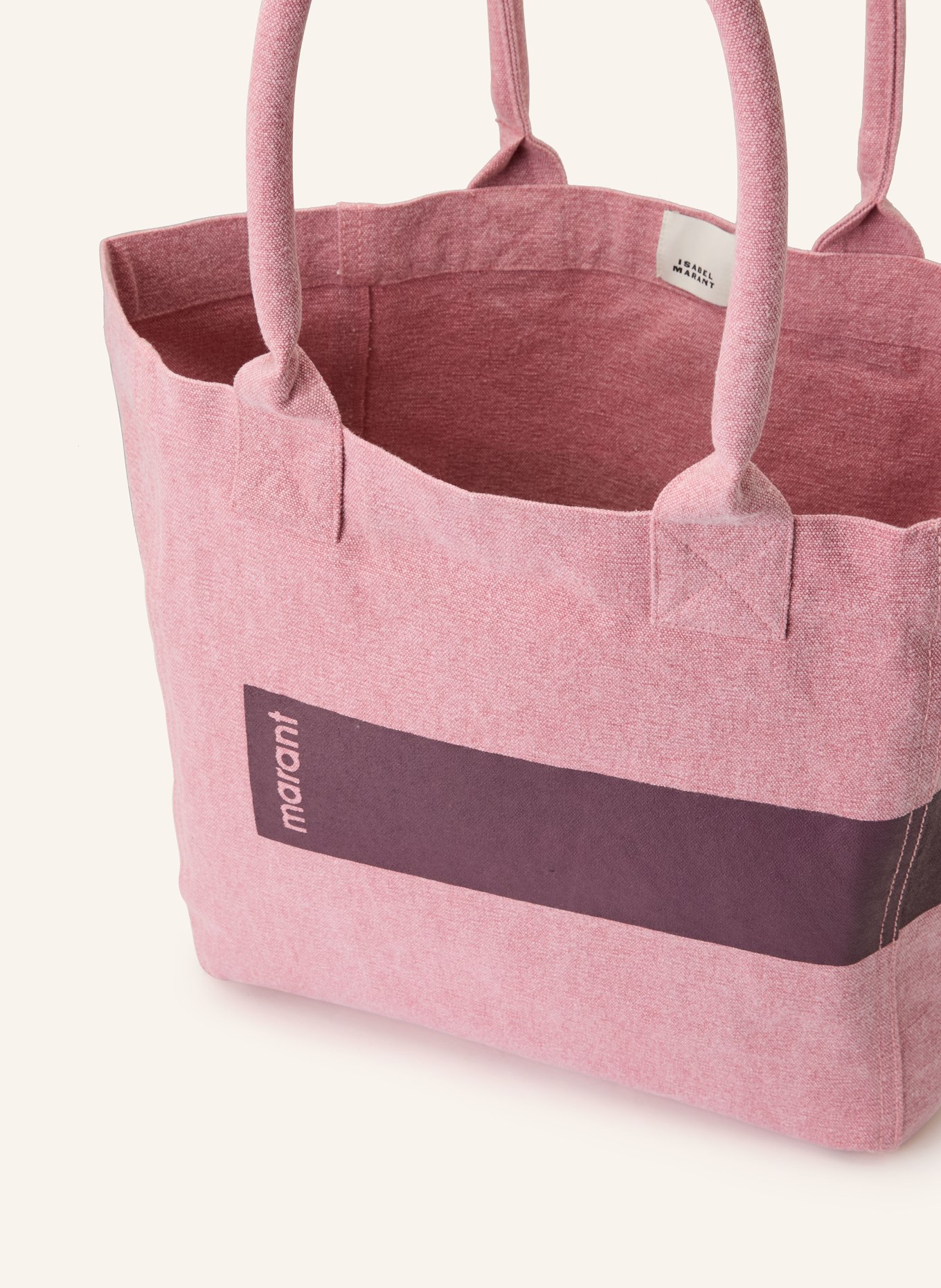 ISABEL MARANT Shopper YENKY SMALL: ROSA / DUNKELLILA