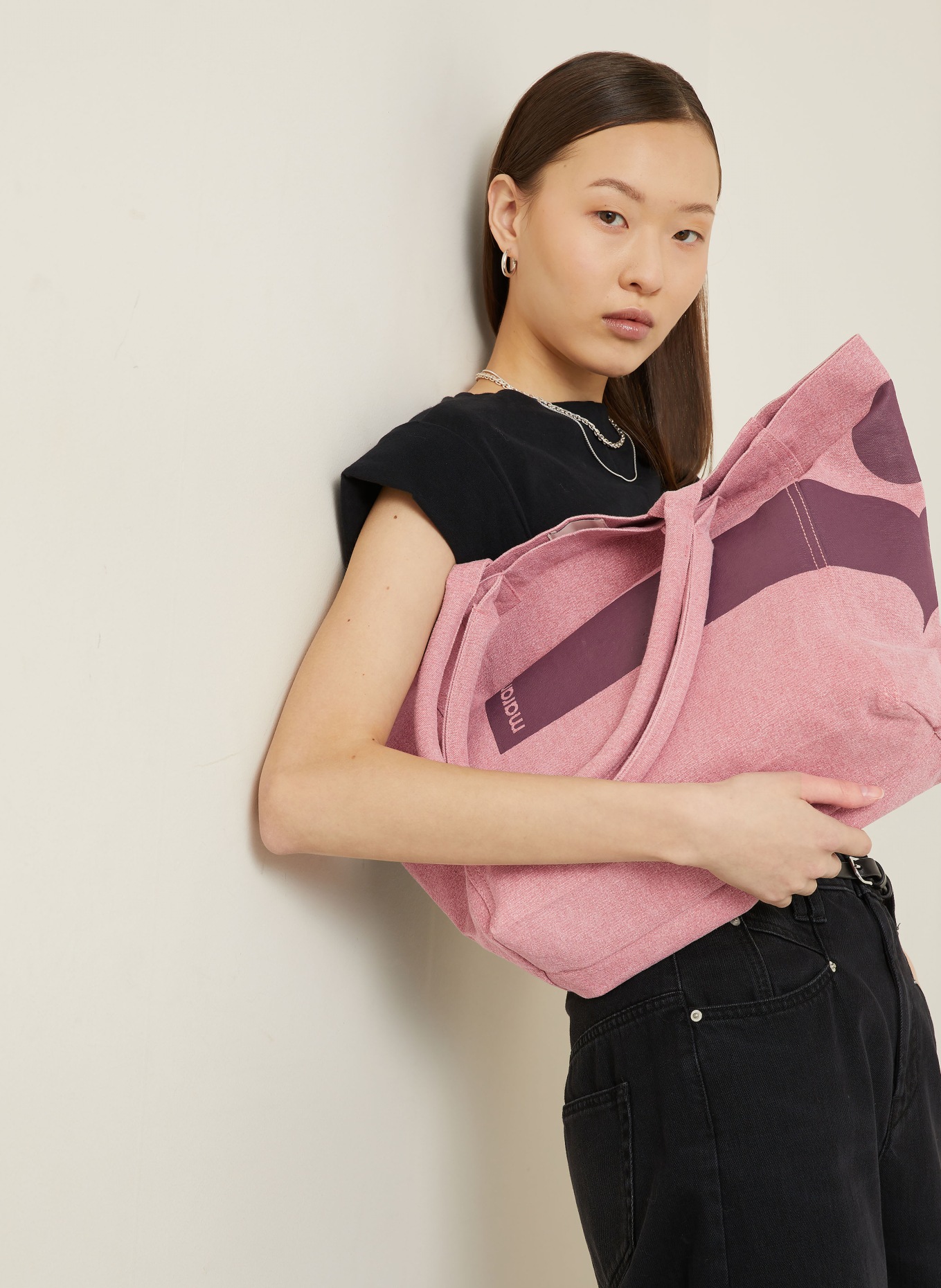 ISABEL MARANT Shopper YENKY SMALL: ROSA / DUNKELLILA