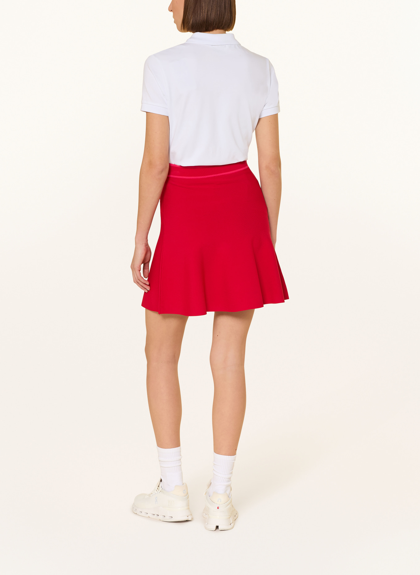 SPORTALM golfová sukně: ČERVENÁ