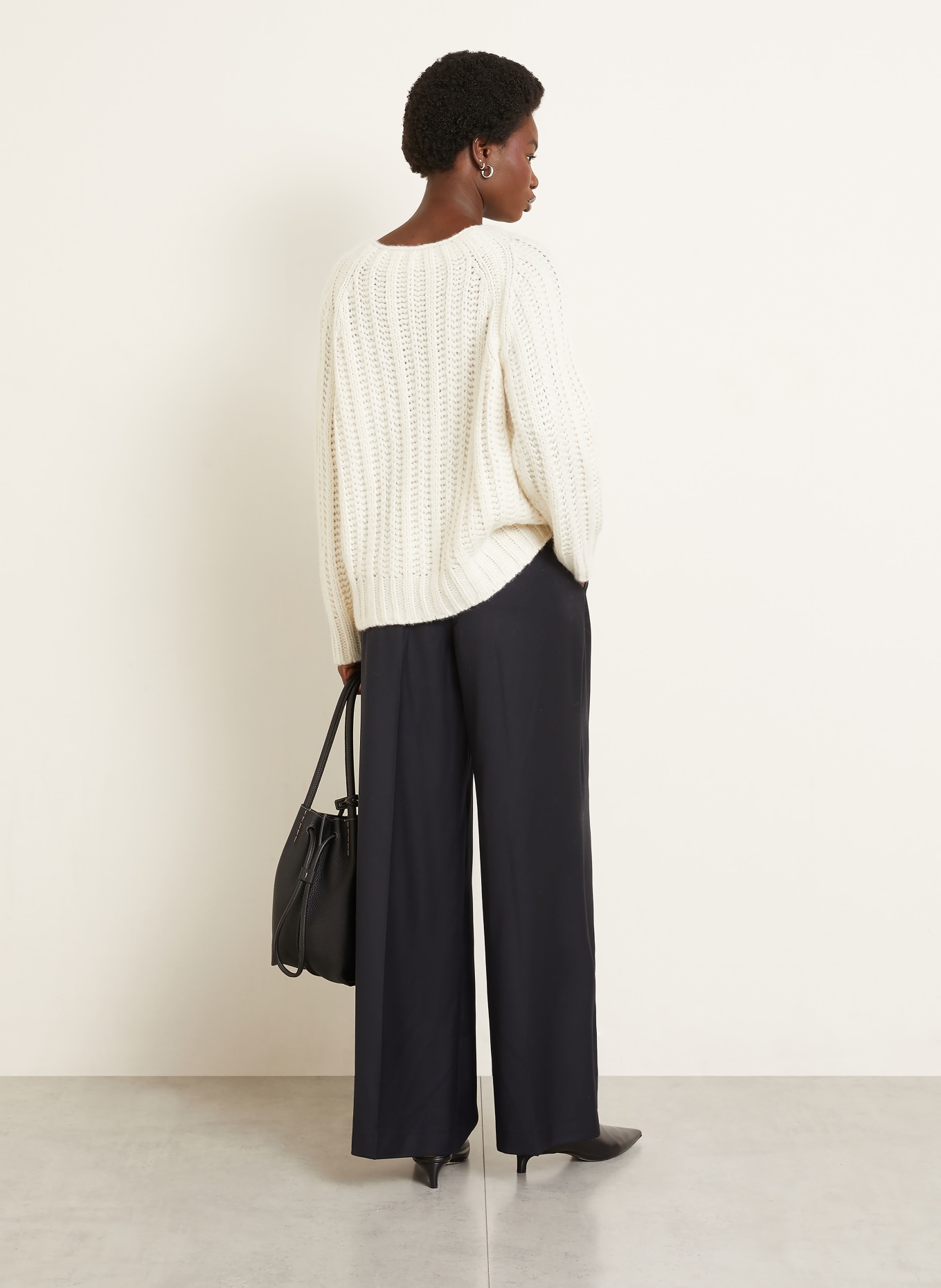 IRIS von ARNIM Cashmere-Pullover DANIRA: WEISS