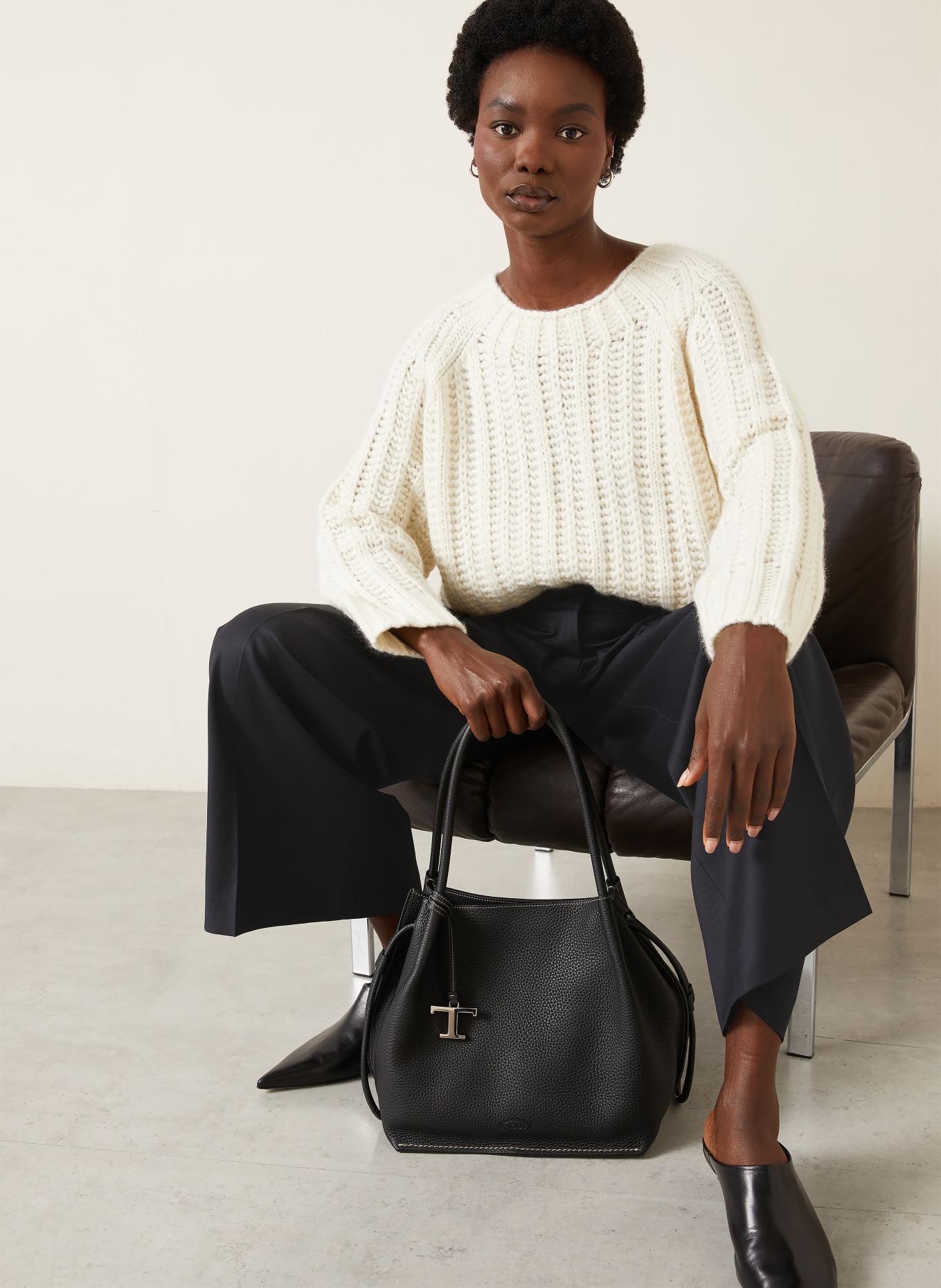 IRIS von ARNIM Cashmere-Pullover DANIRA: WEISS