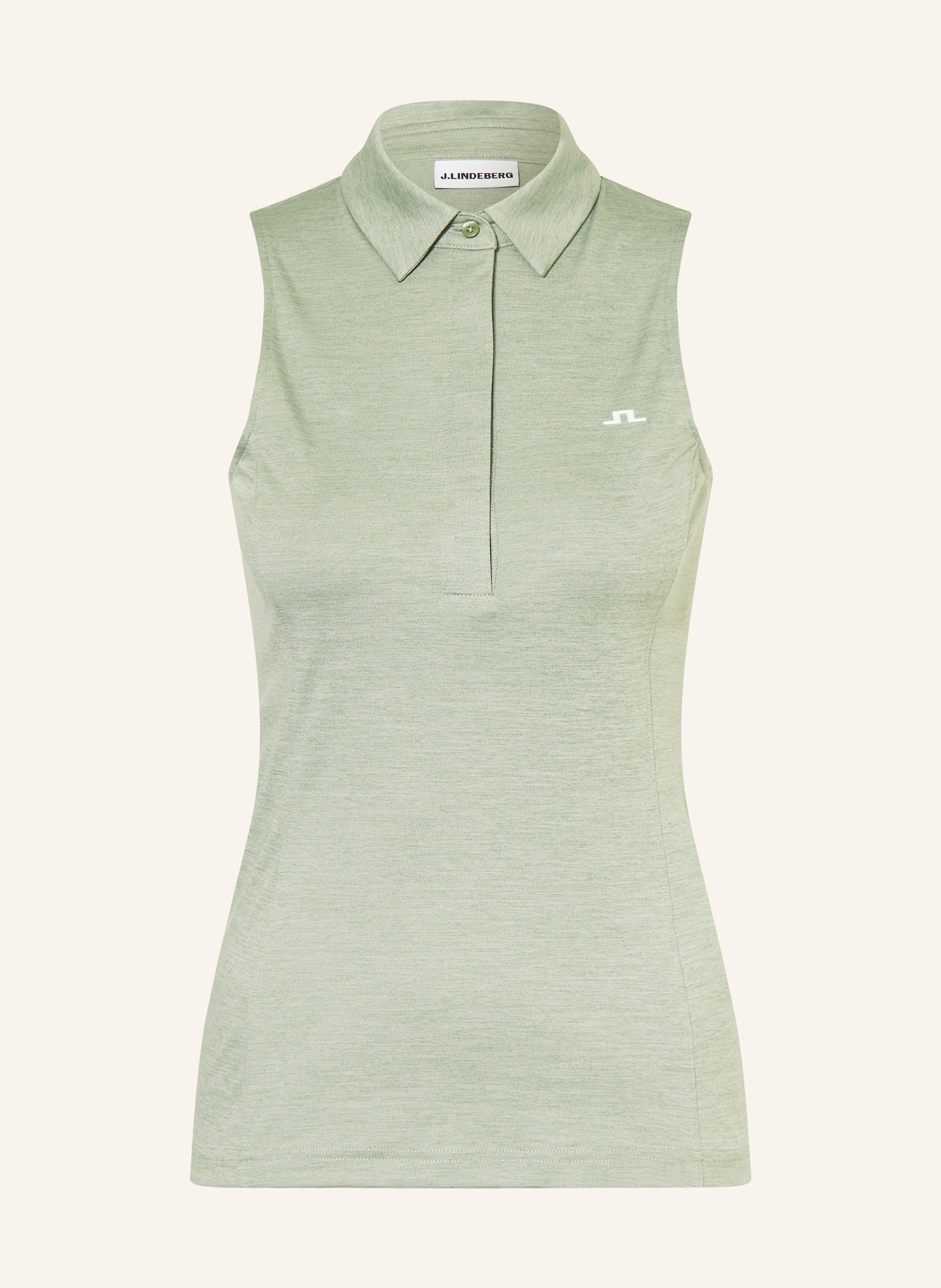 J.LINDEBERG Polo fonctionnel: VERT CLAIR