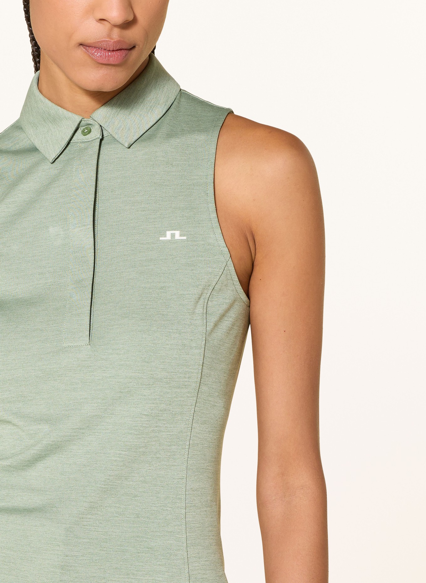 J.LINDEBERG Polo fonctionnel: VERT CLAIR