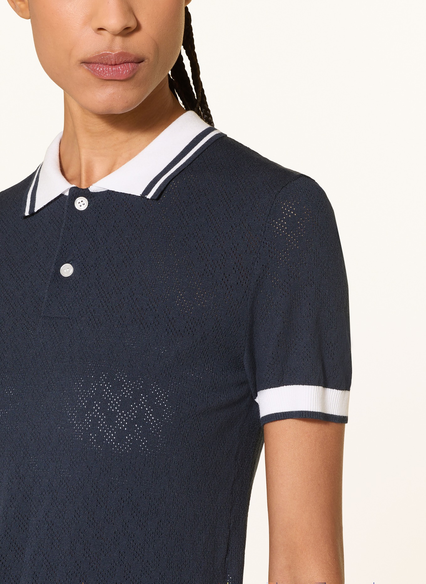 J.LINDEBERG Funktions-Poloshirt: DUNKELBLAU