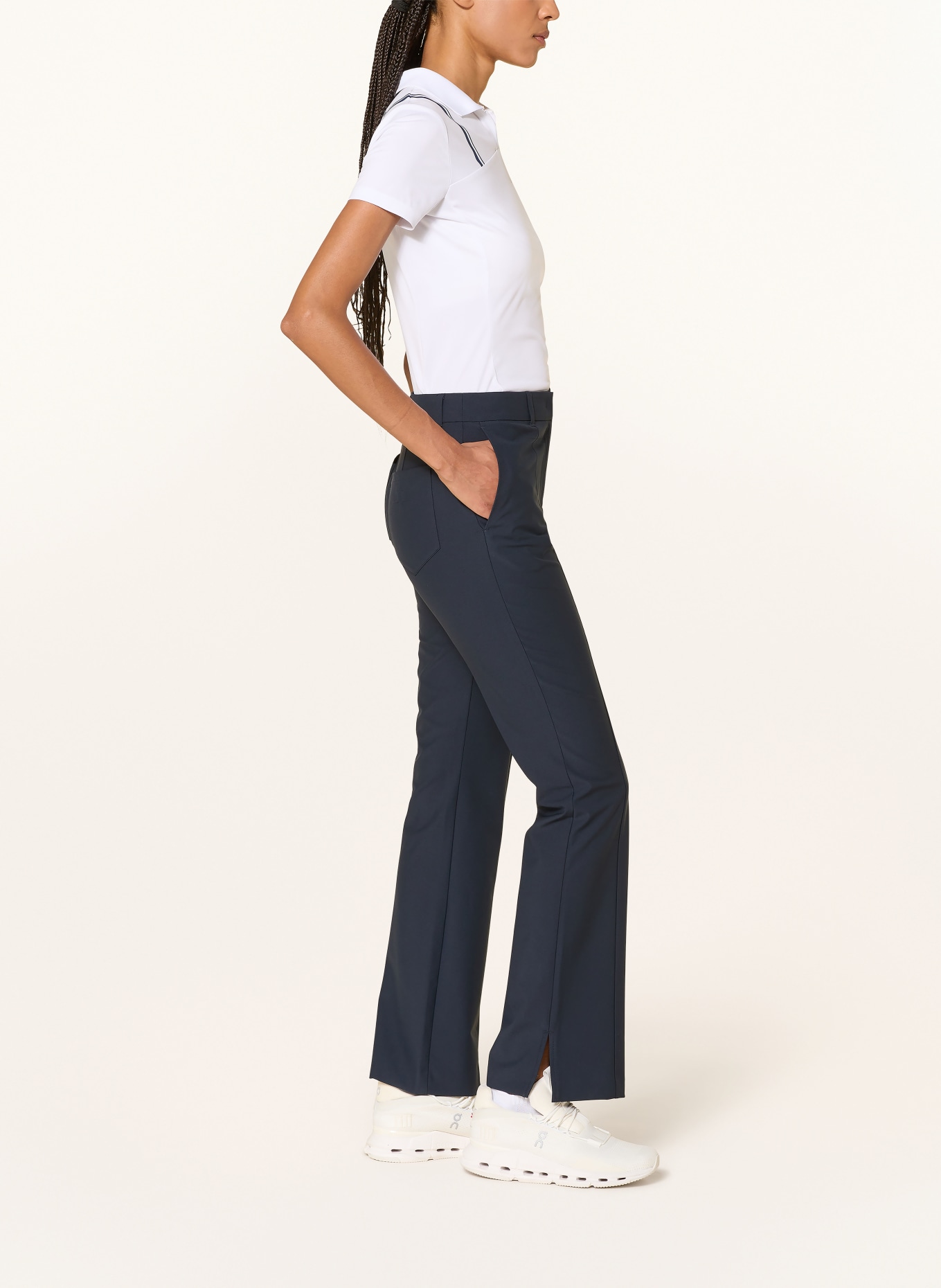 J.LINDEBERG golfové kalhoty: TMAVĚ MODRÁ