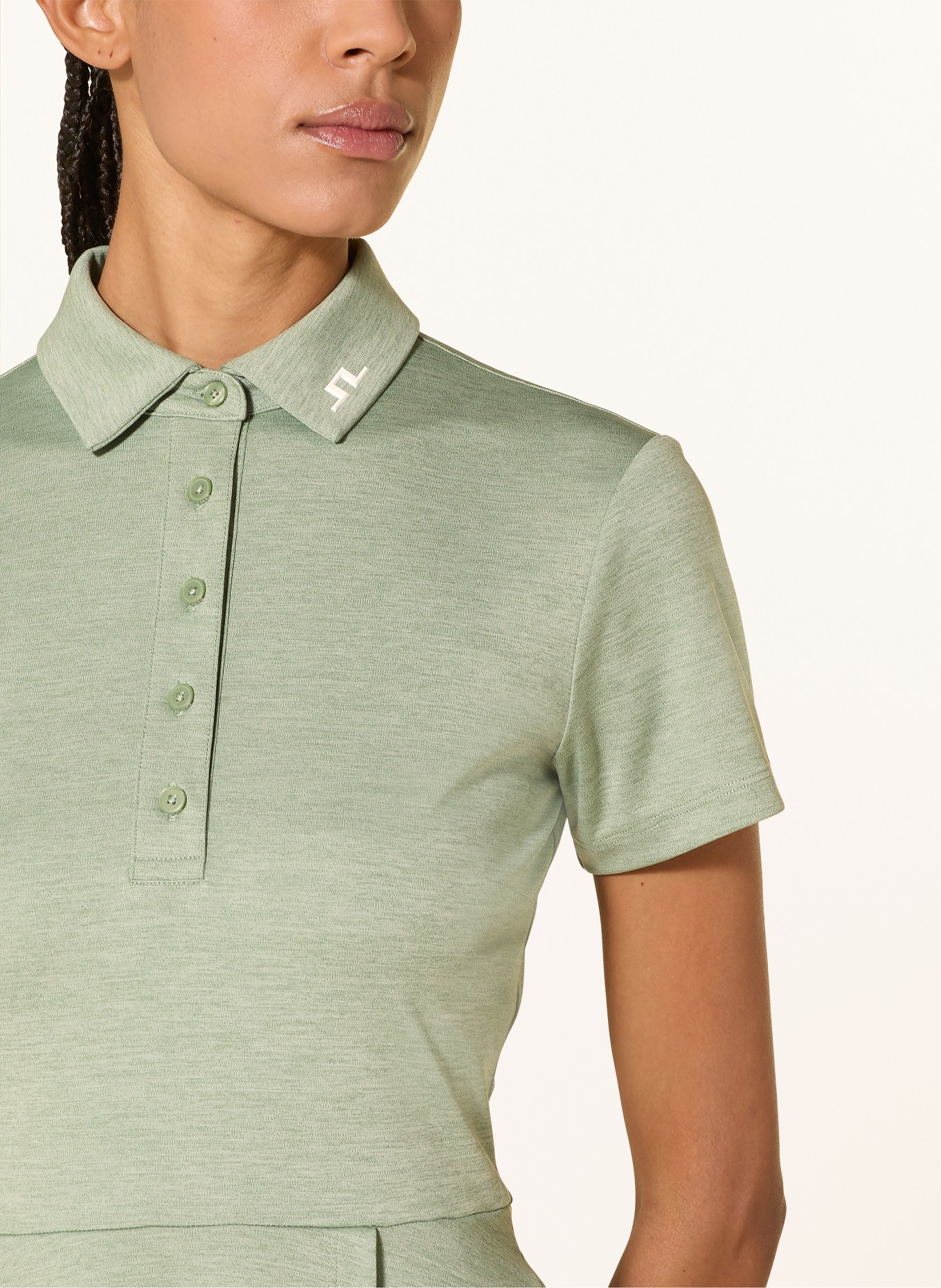 J.LINDEBERG robe polo: VERT CLAIR