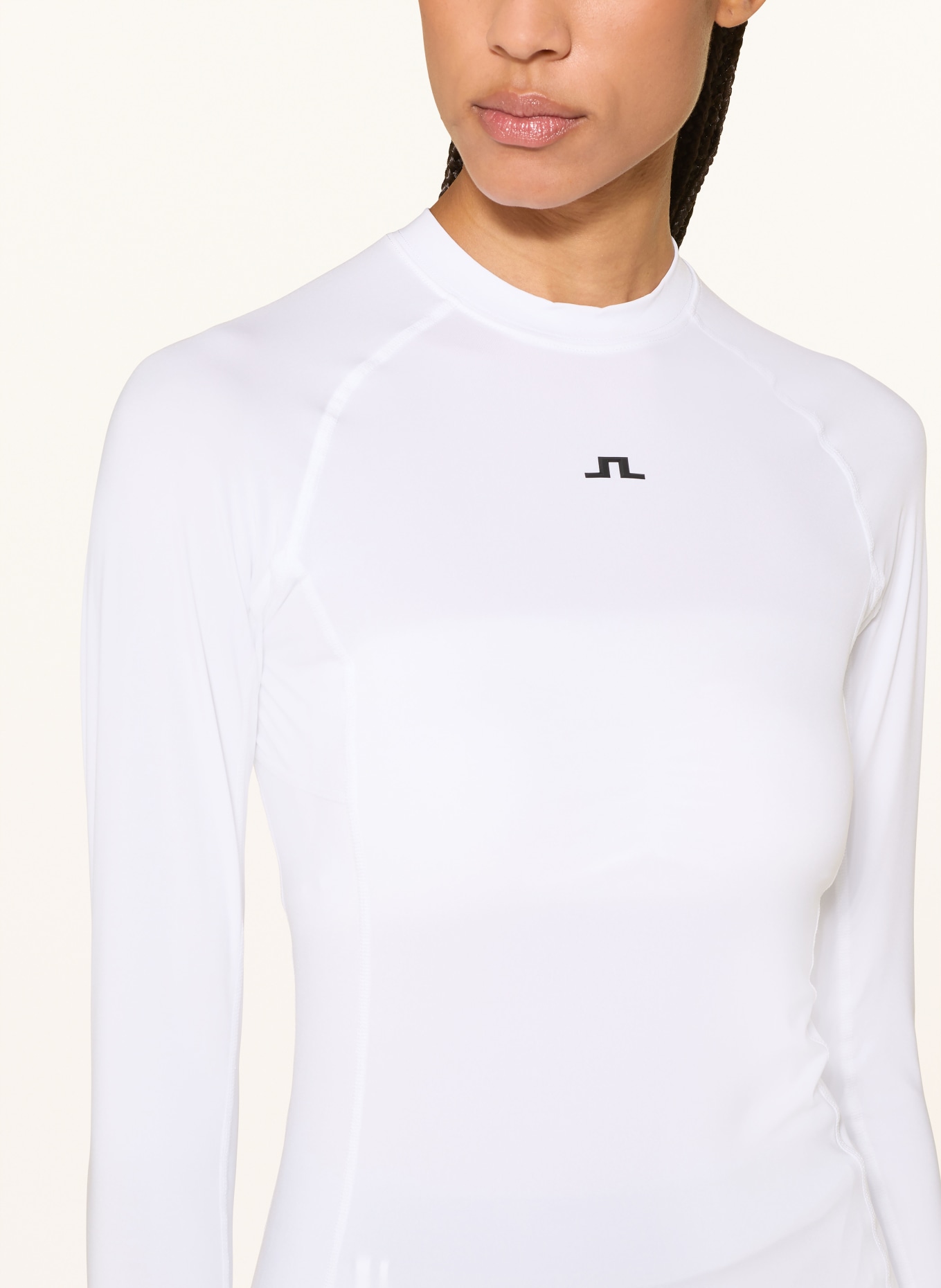 J.LINDEBERG long-sleeved shirt: WHITE
