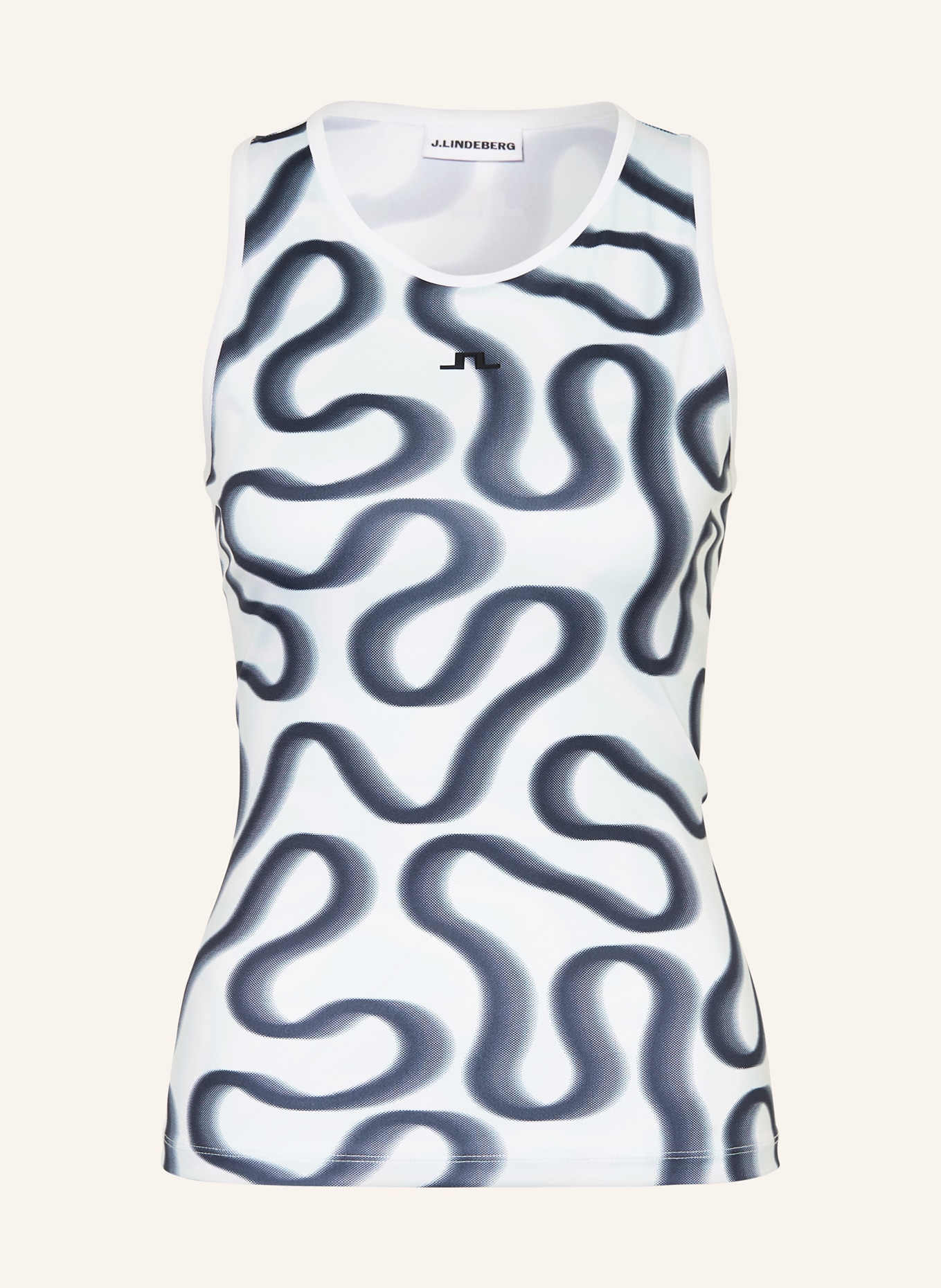 J.LINDEBERG Funktionstop: MINT / DUNKELBLAU / WEISS