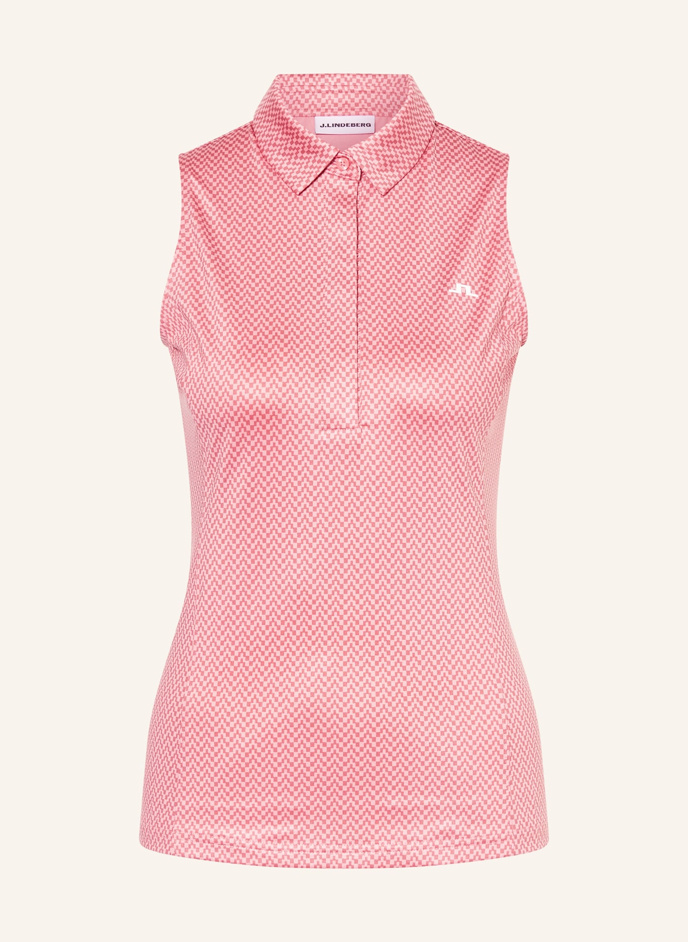 J.LINDEBERG Funktions-Poloshirt: HELLROT