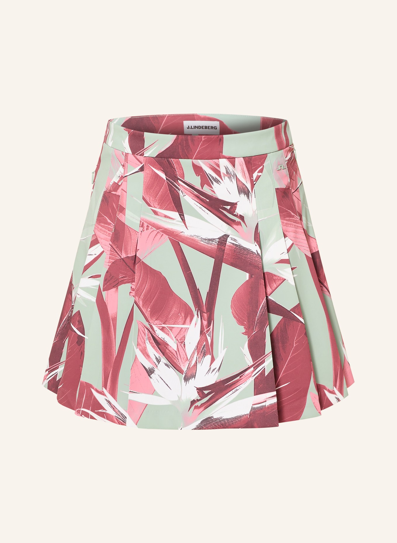 J.LINDEBERG Golfrock: MINT / ROT